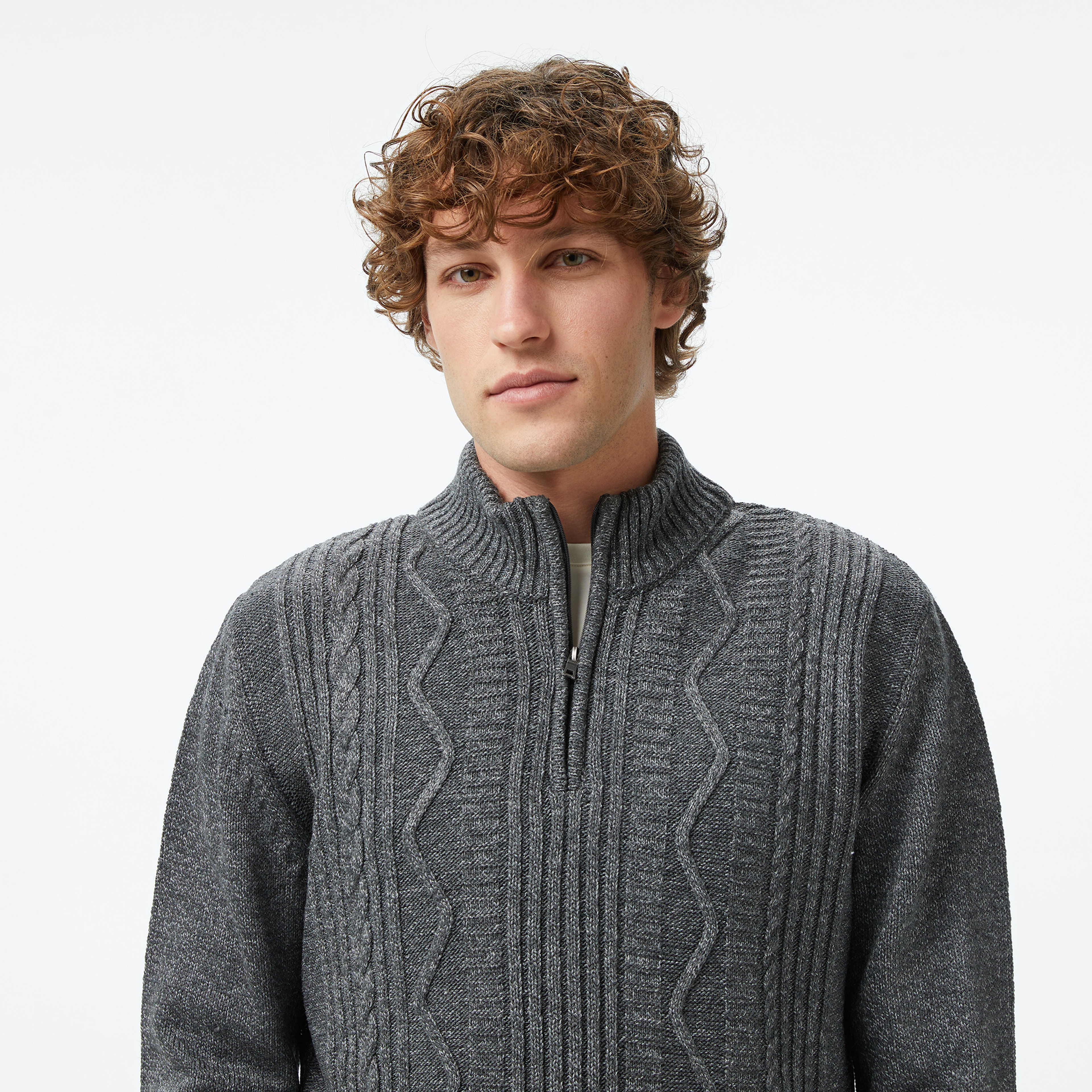 Nautica Erkek Gri Triko