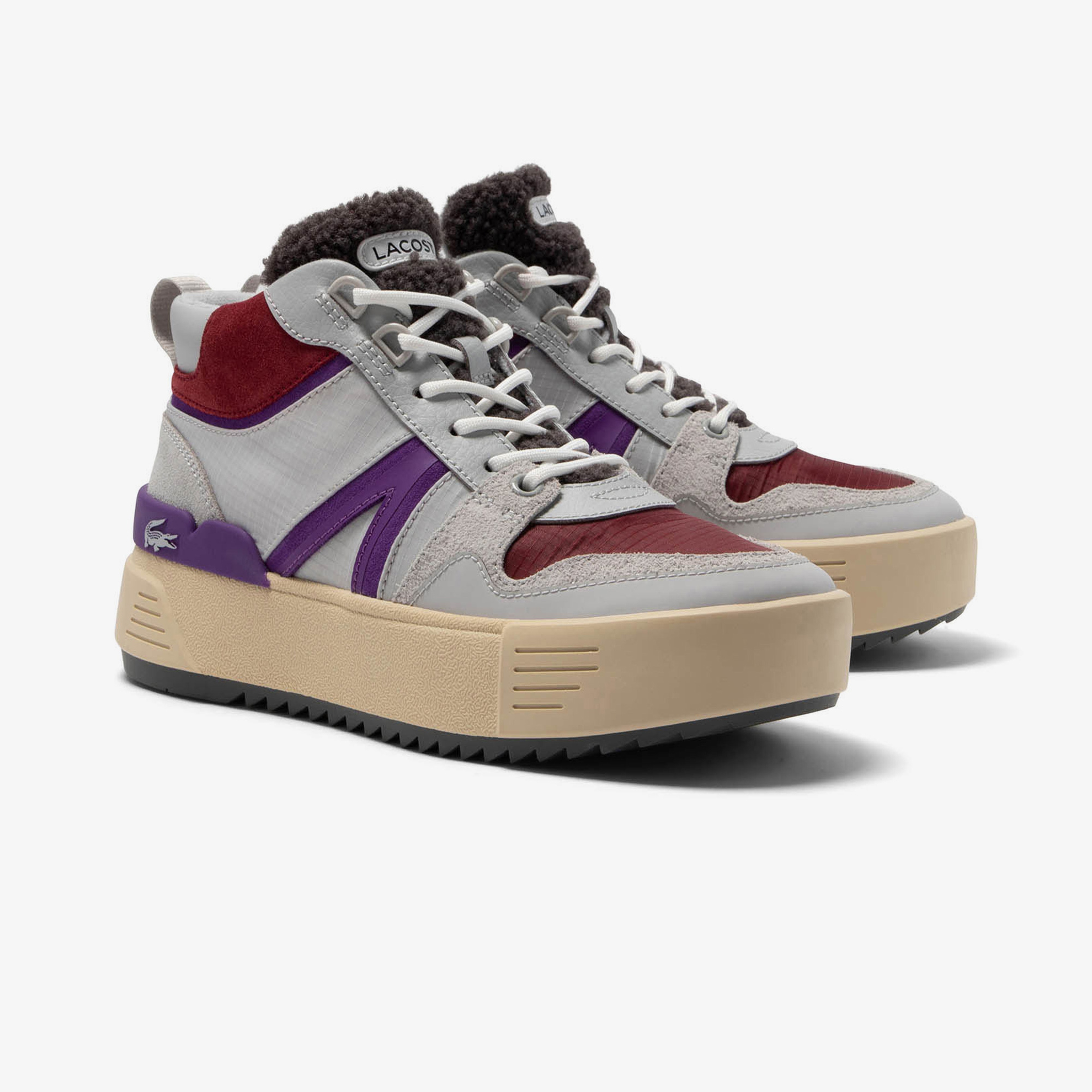 Lacoste L002 Winter Mid Kadın Gri Bot