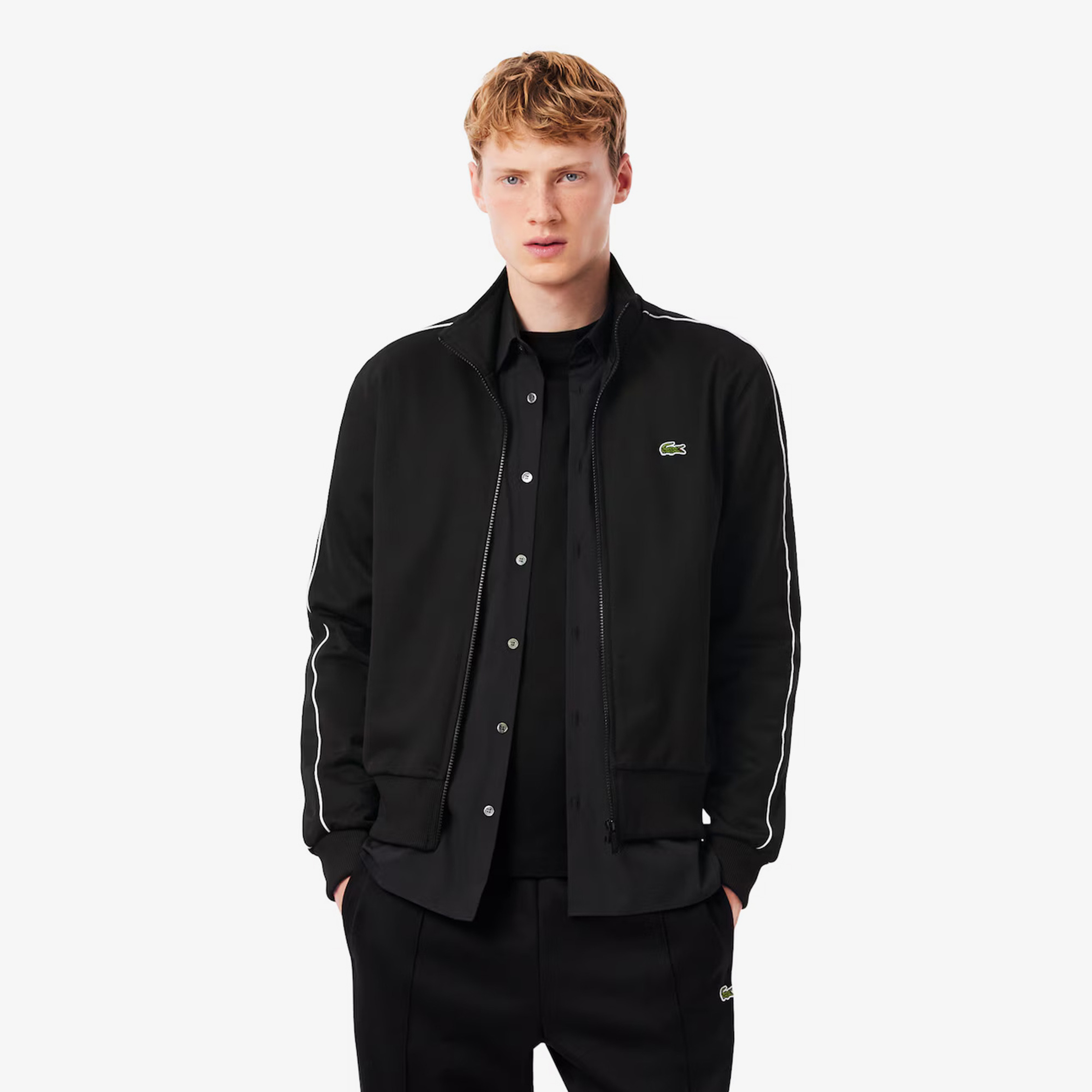 Paris Piqué Zip Front Track Jacket