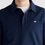 GANT Erkek Lacivert Regular Fit Polo Yaka Polo