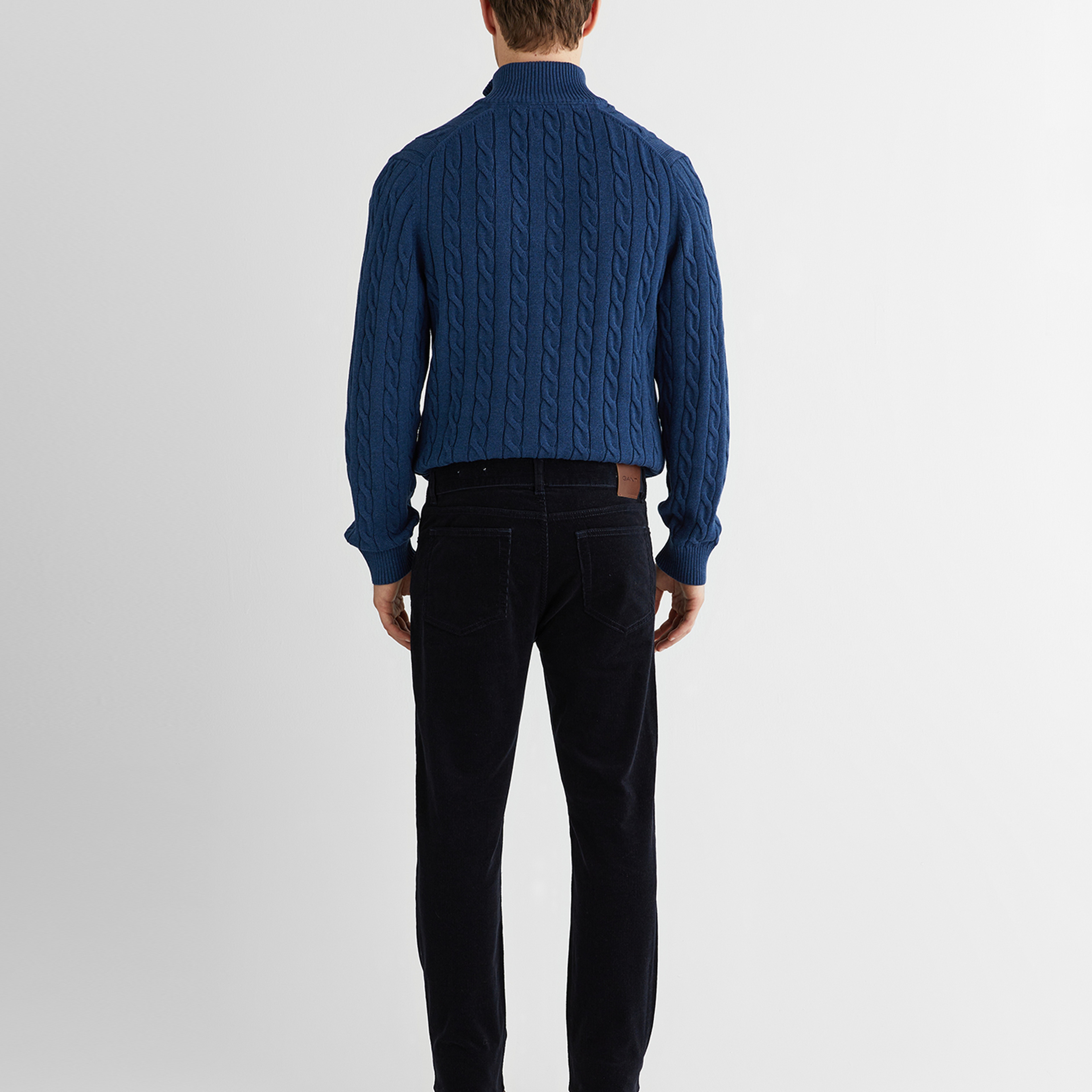 GANT Erkek Lacivert Regular Fit Kadife Pantolon