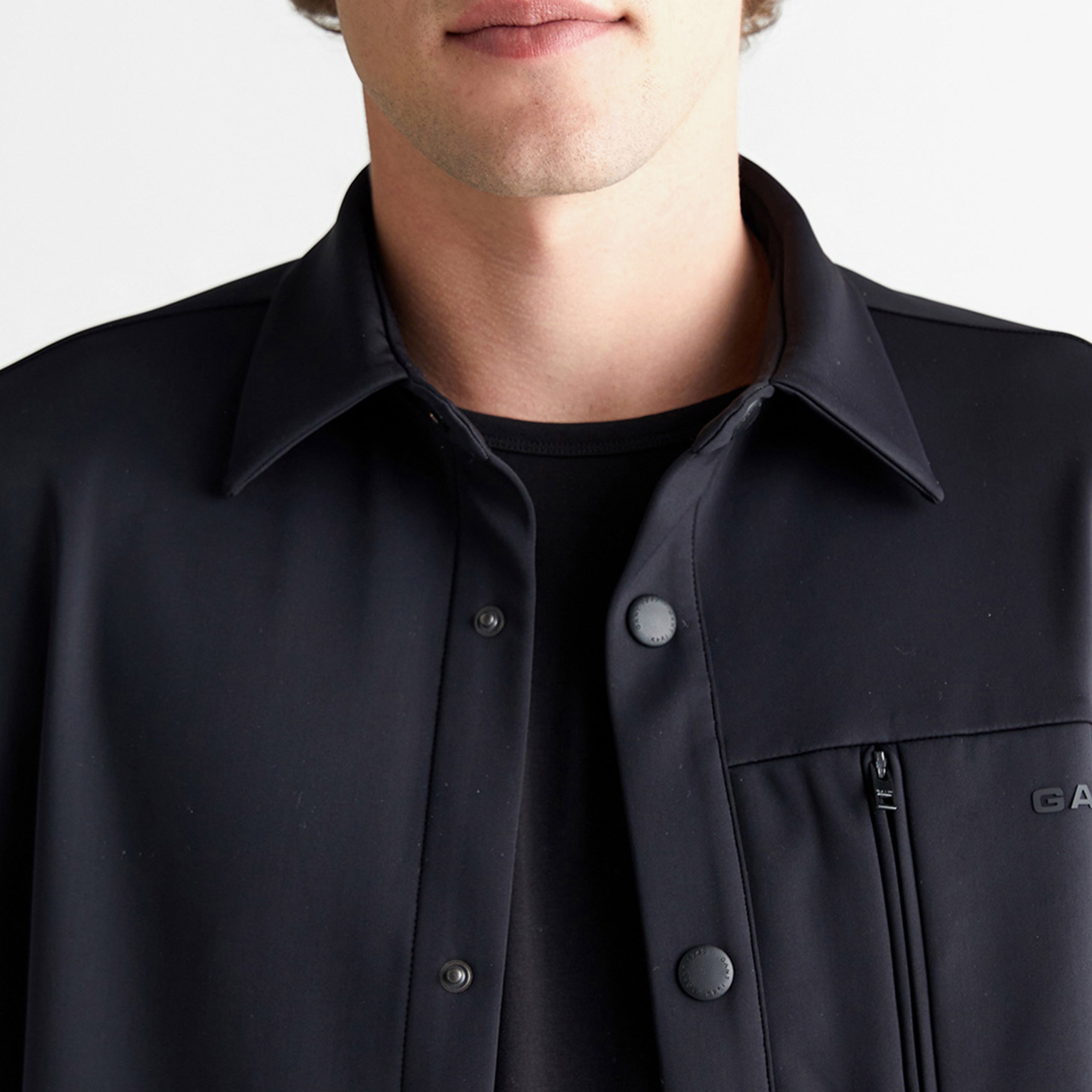 GANT Erkek Siyah Gömlek