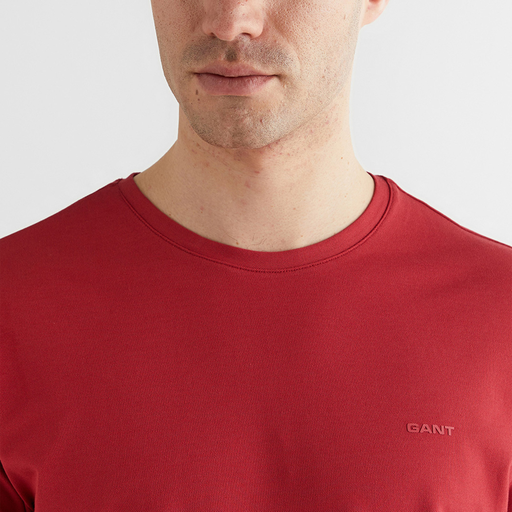 GANT Erkek Kırmızı Kısa Kollu T-Shirt