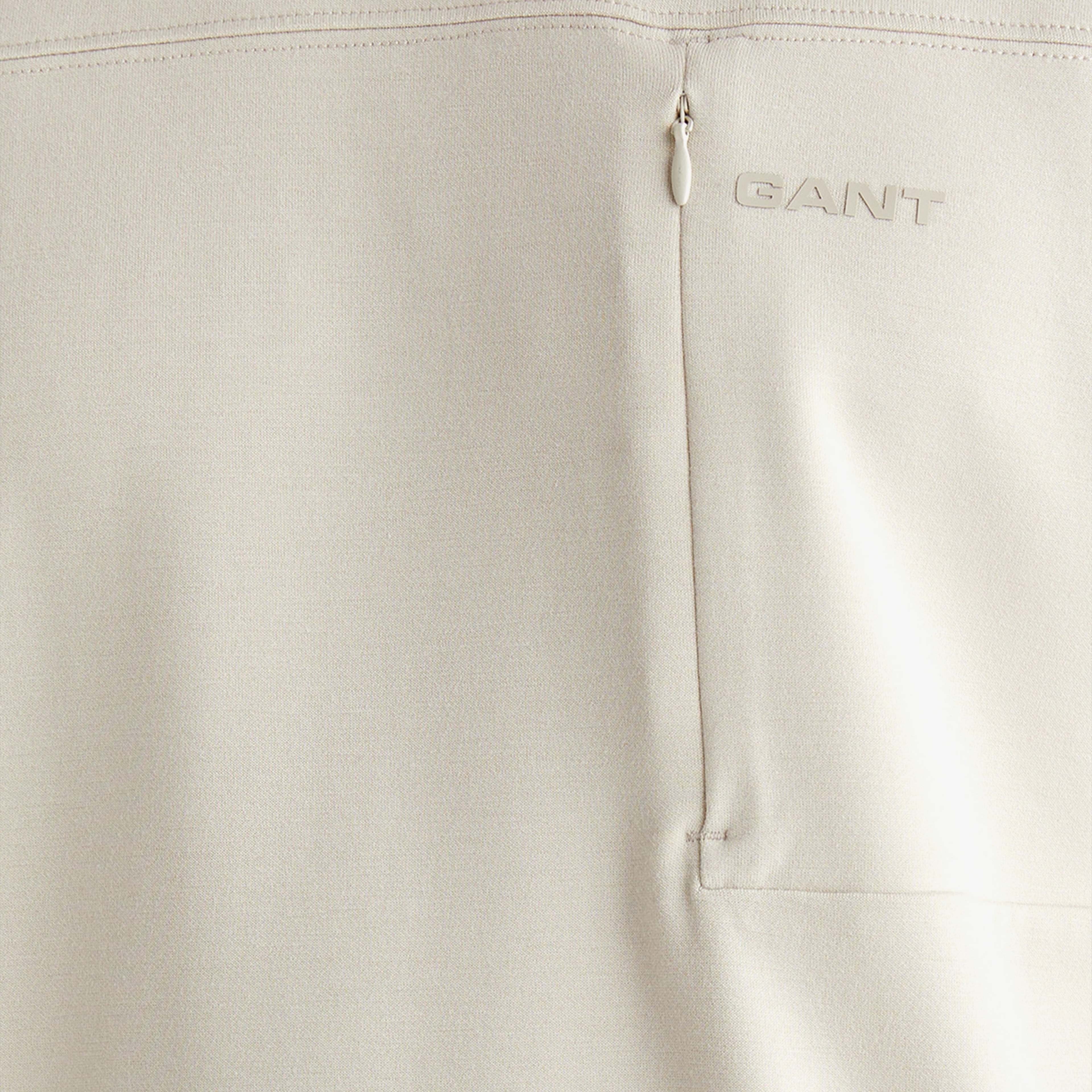GANT Erkek Krem Bisiklet Yaka Regular Fit T-Shirt