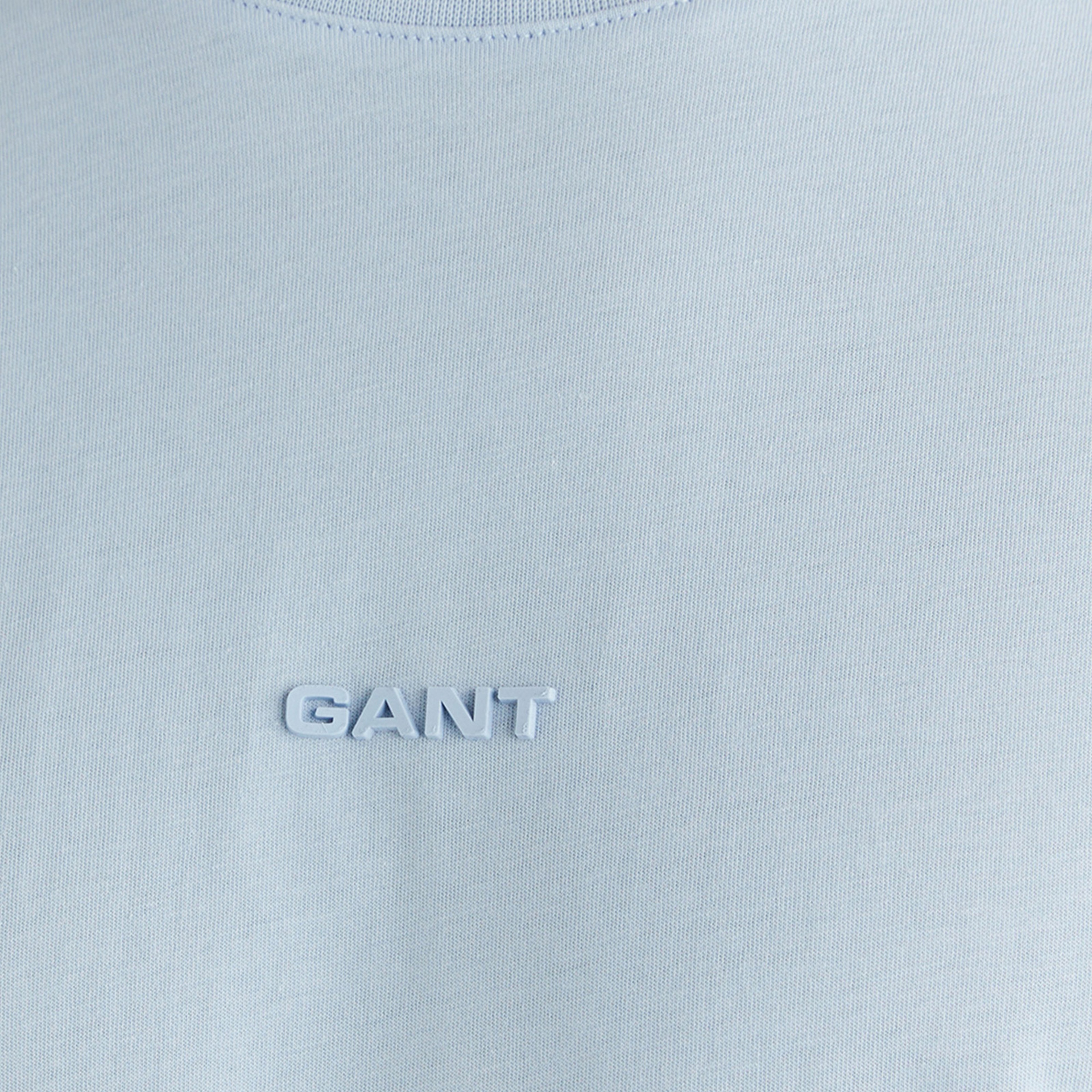 GANT Erkek Mavi Kısa Kollu T-Shirt