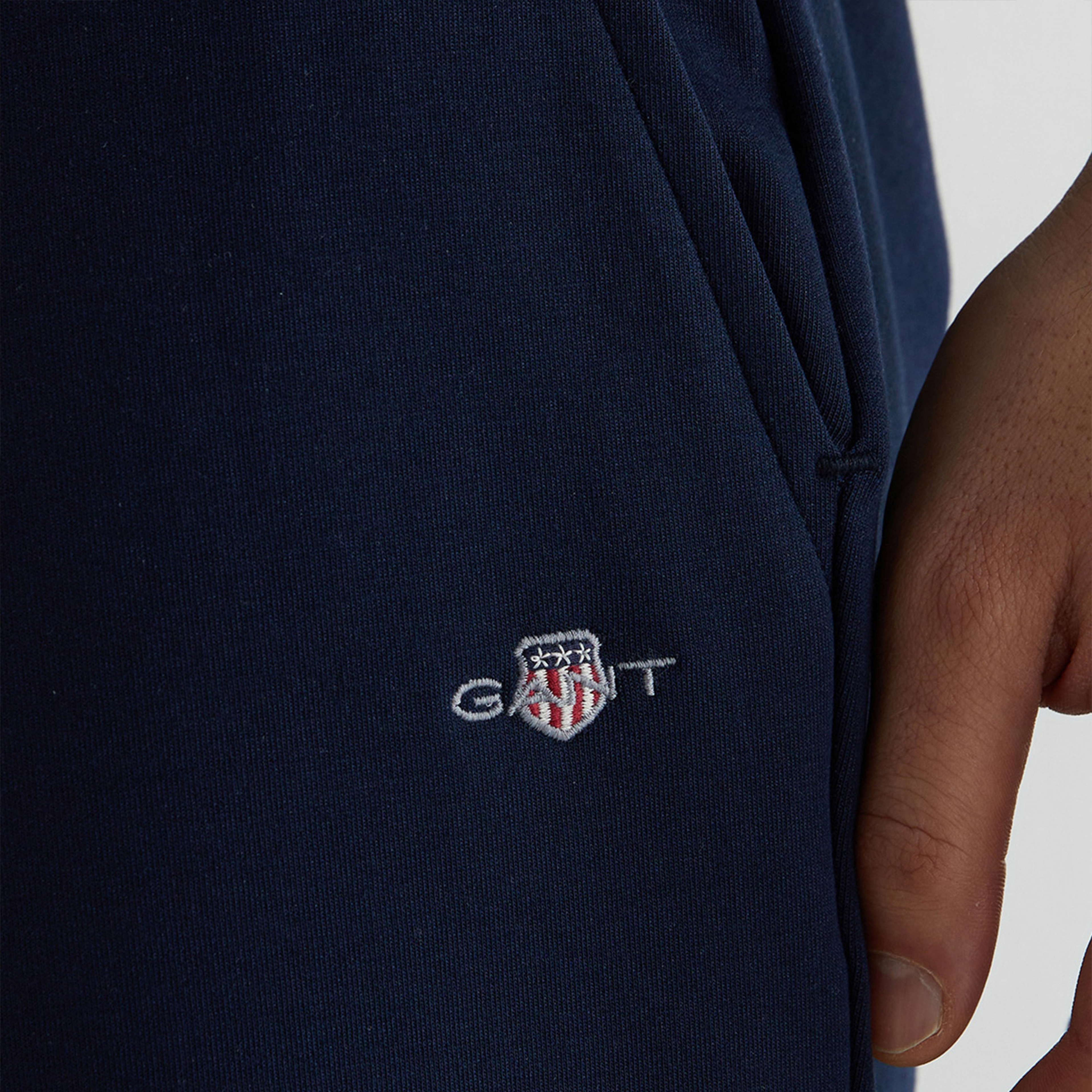 GANT Erkek Lacivert Regular Fit Logolu Eşofman Altı