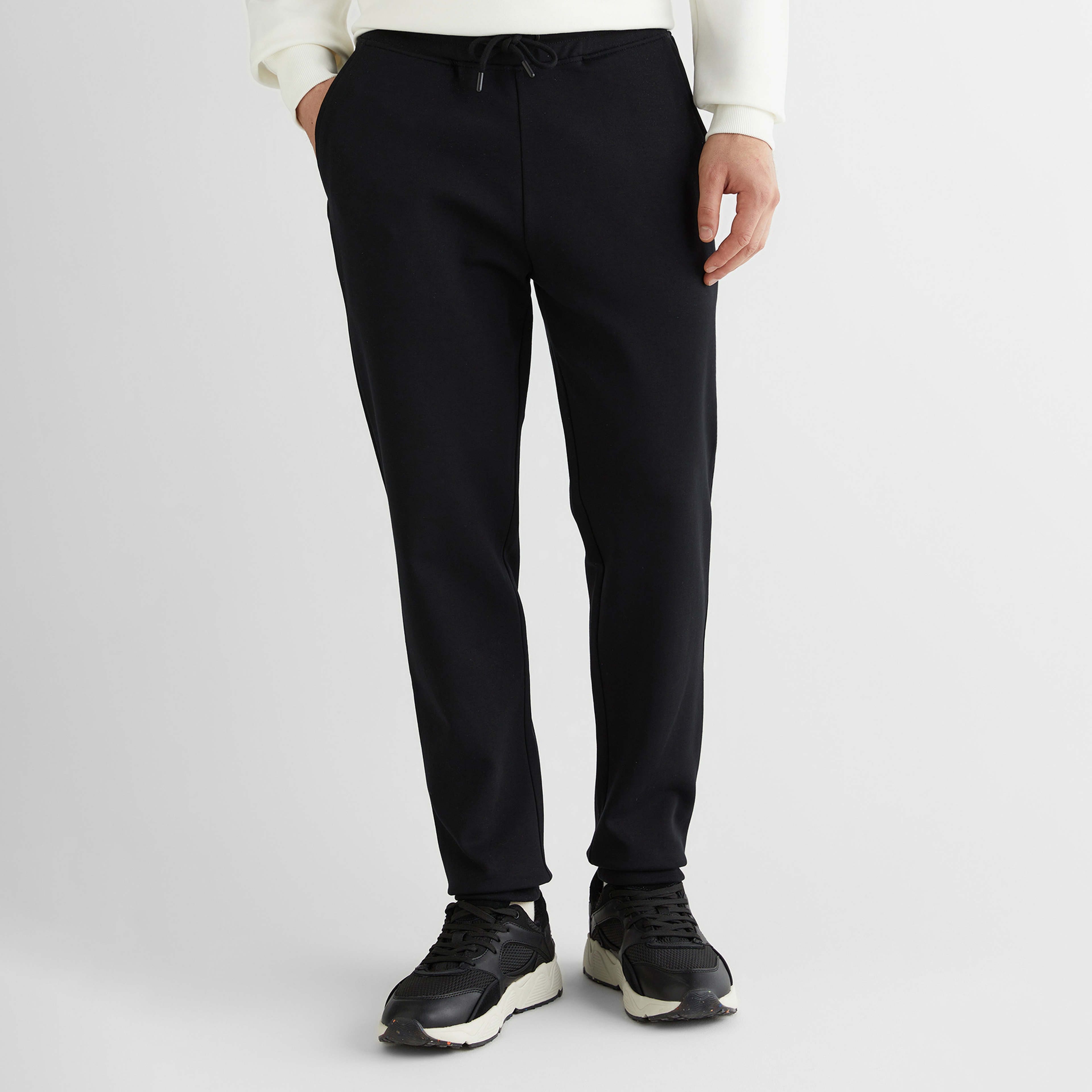 GANT Erkek Siyah Regular Fit Logolu Eşofman Altı