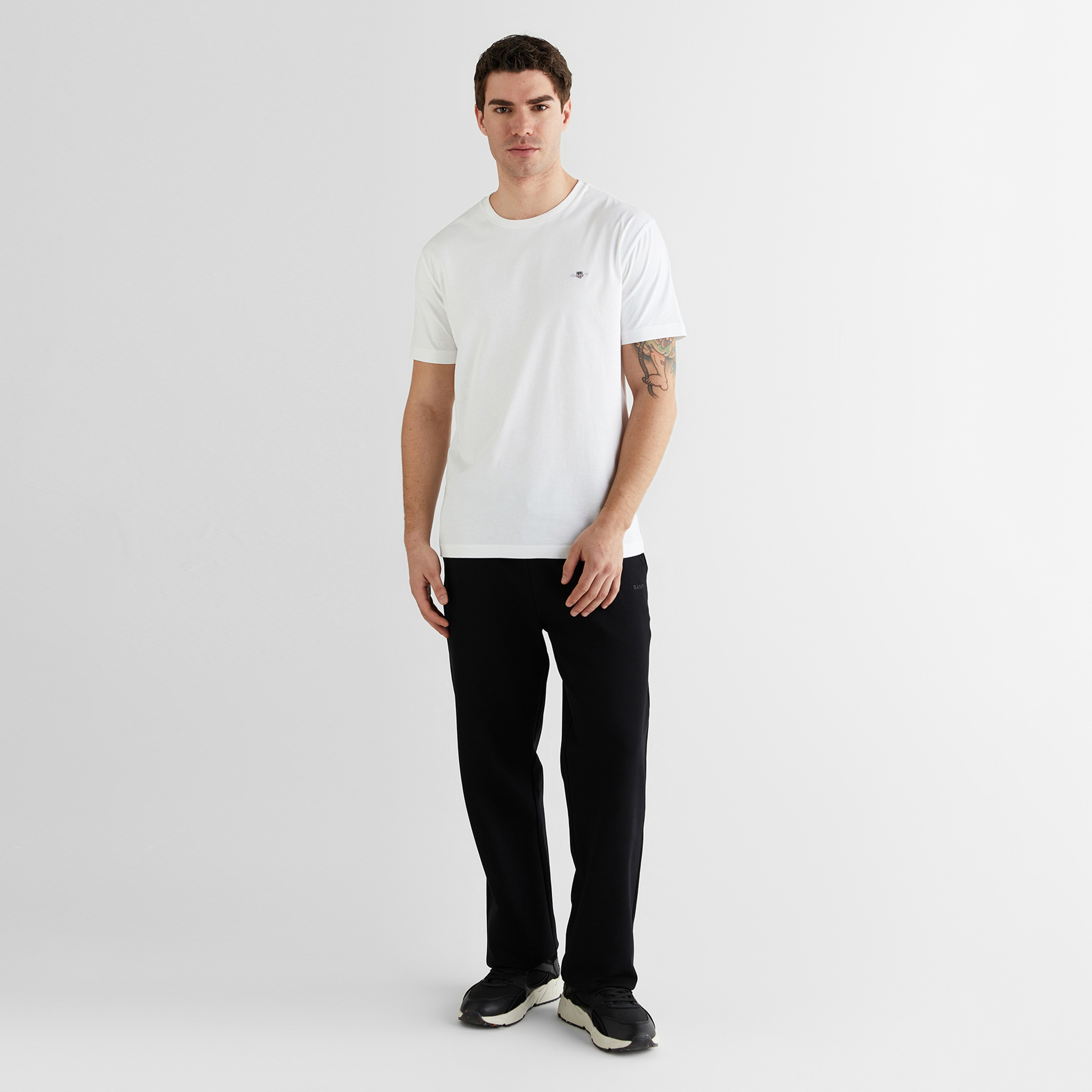 GANT Erkek Siyah Regular Fit Eşofman Altı