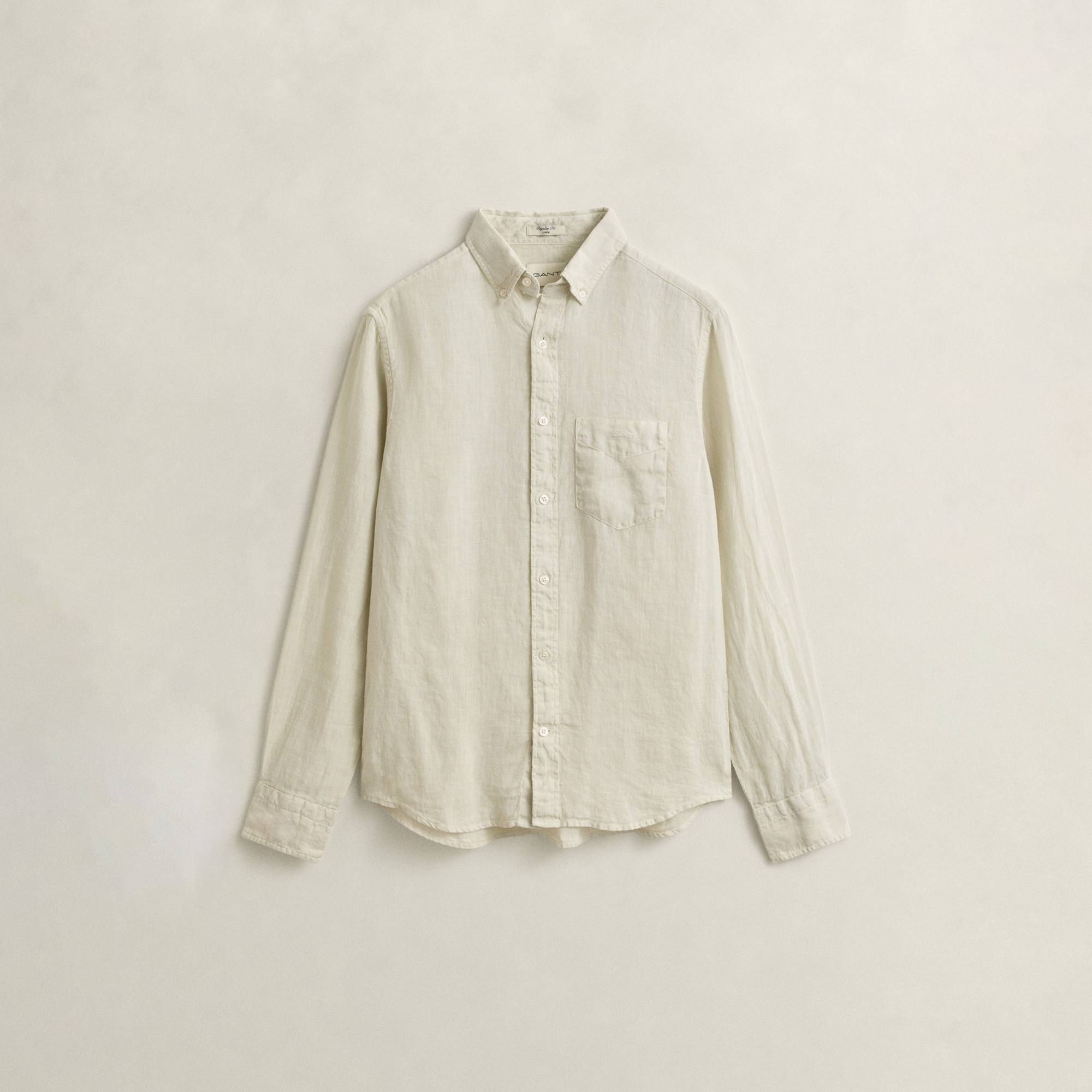 GANT Erkek Bej Regular Fit Gömlek