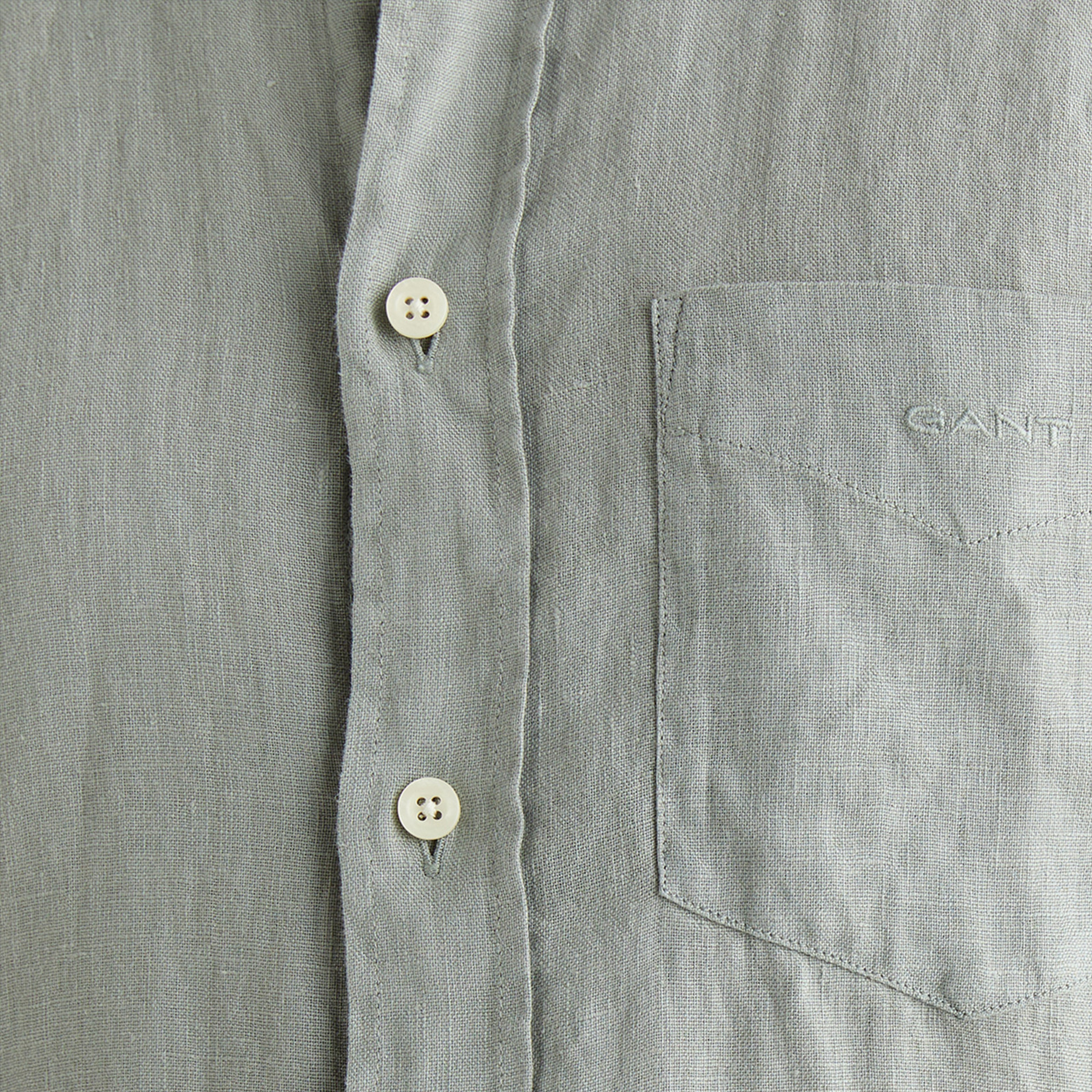 GANT Erkek Yeşil Regular Fit Gömlek