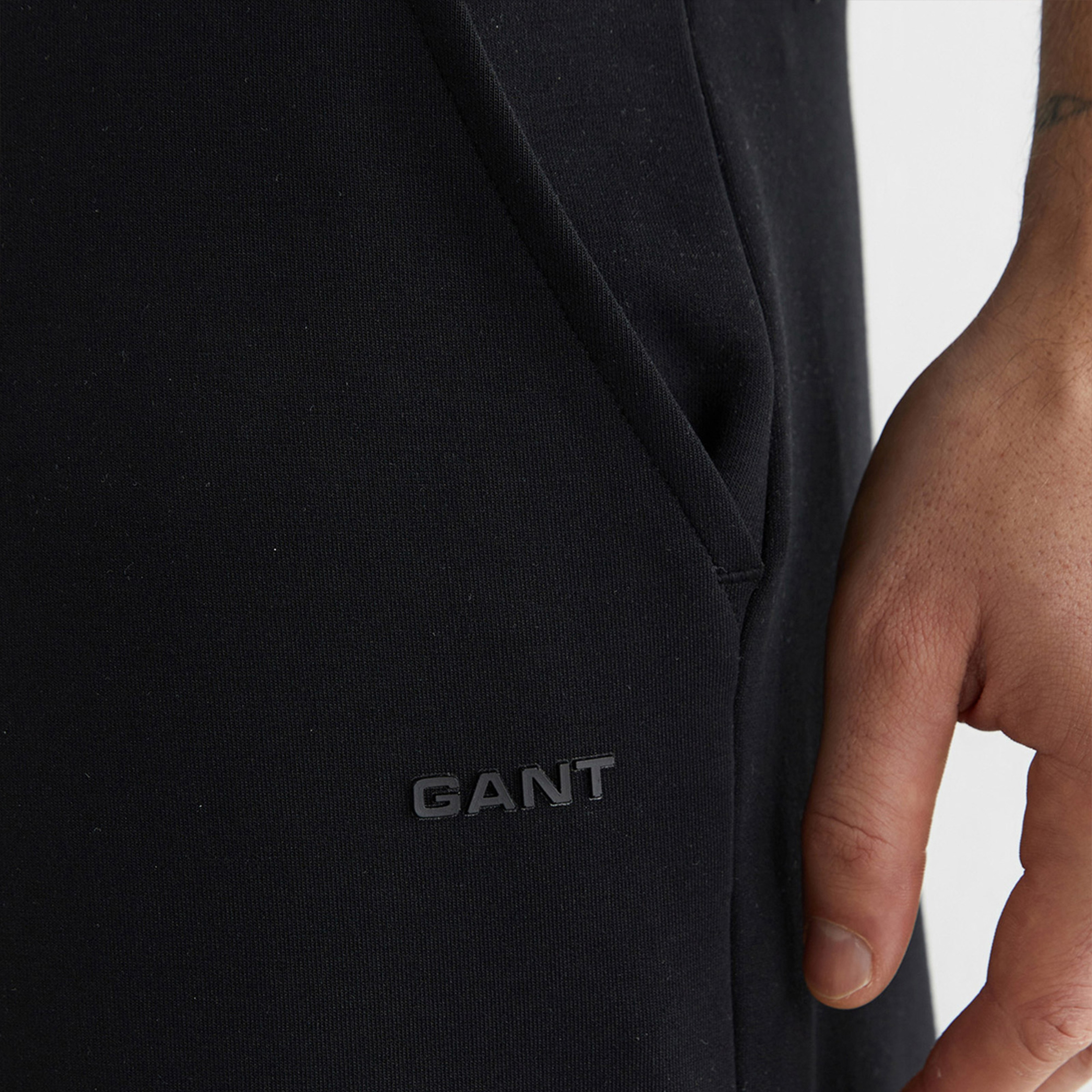 GANT Erkek Siyah Regular Fit Eşofman Altı
