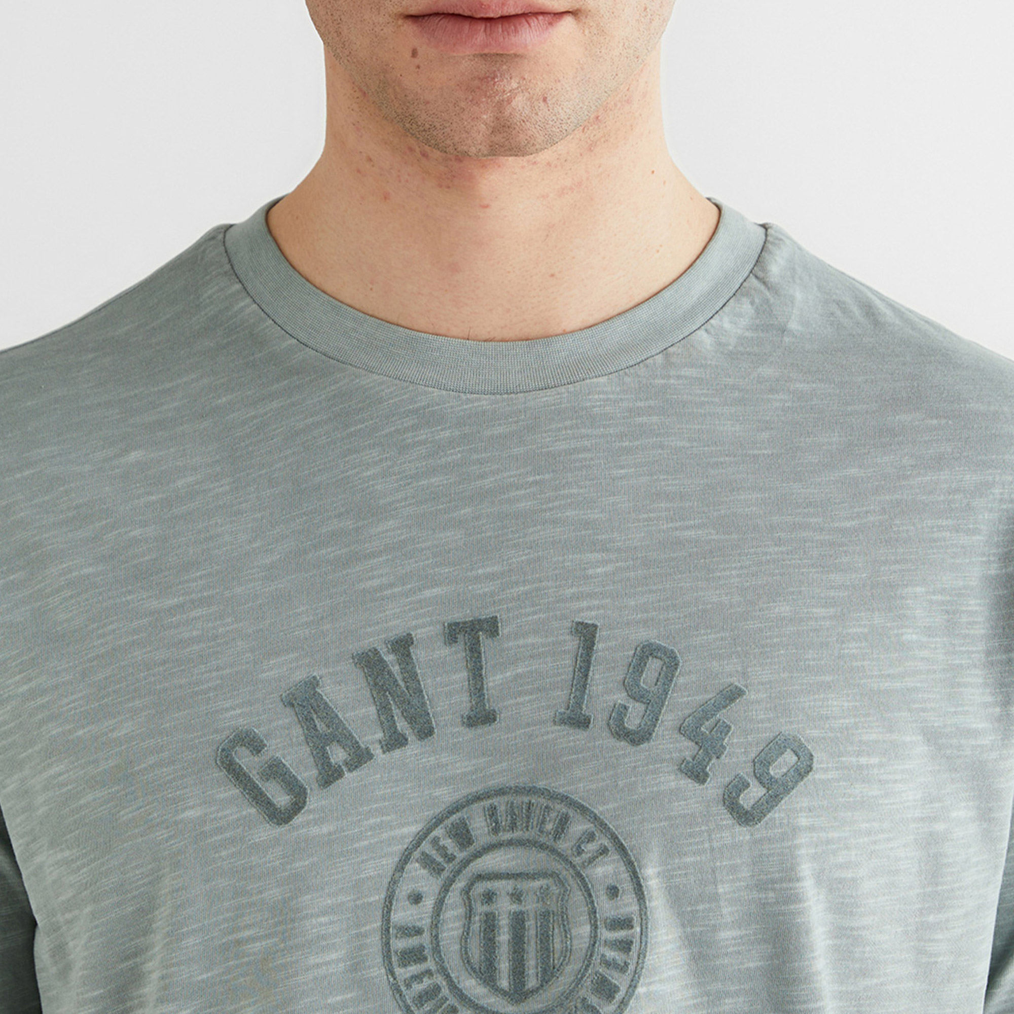 GANT Erkek Yeşil Kısa Kollu T-Shirt