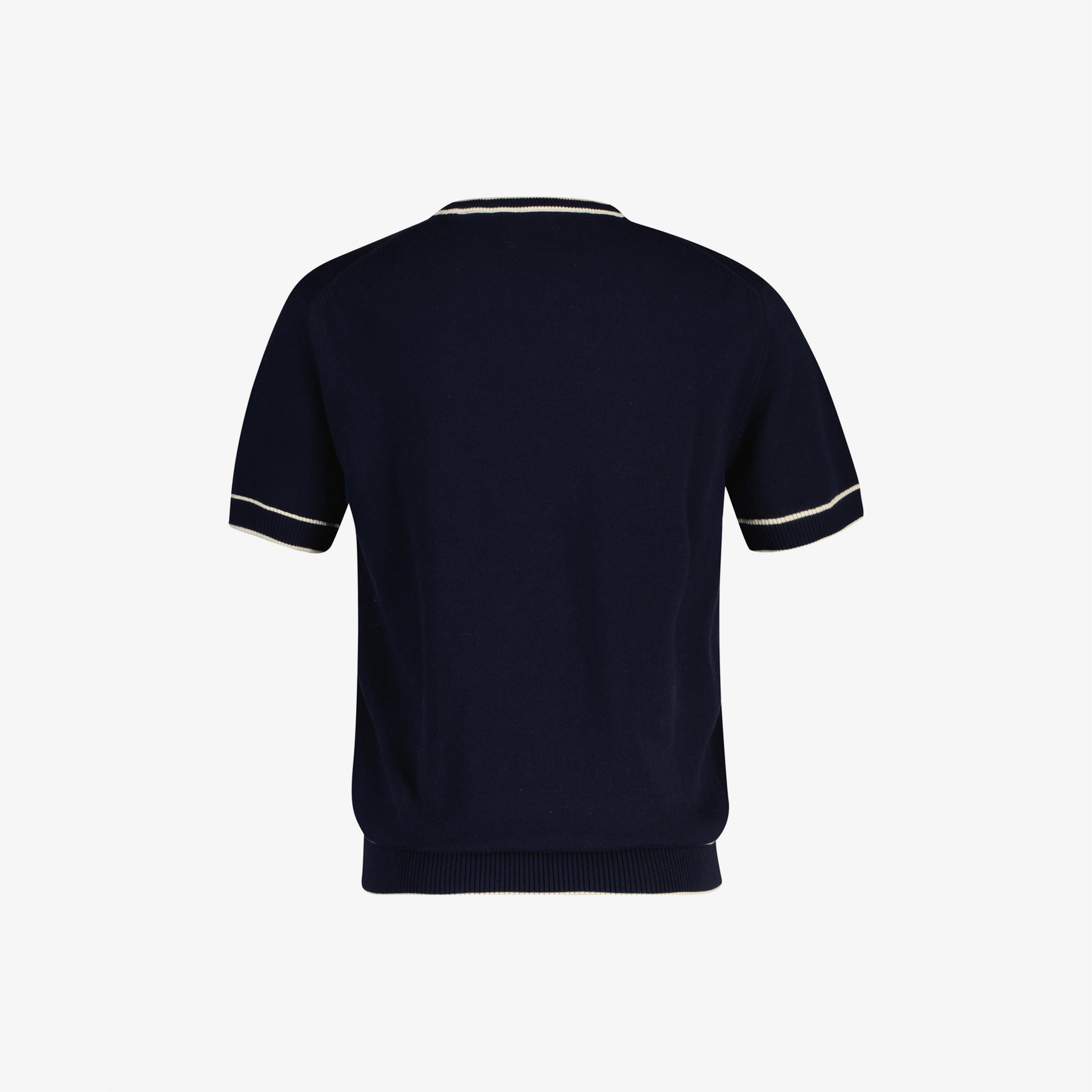 GANT Erkek Lacivert Regular Fit Kısa Kollu Triko