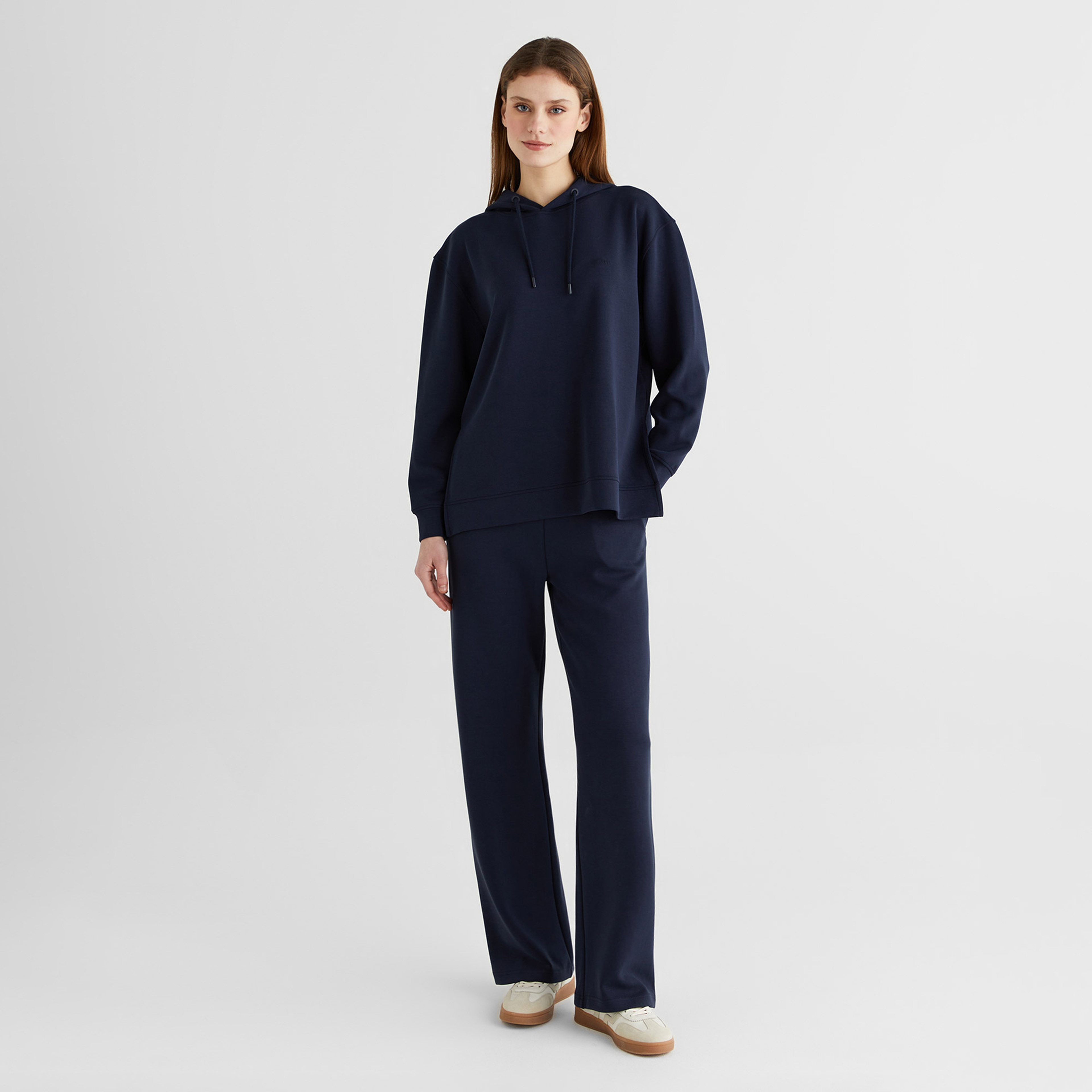 GANT Kadın Lacivert Relaxed Fit Eşofman Altı