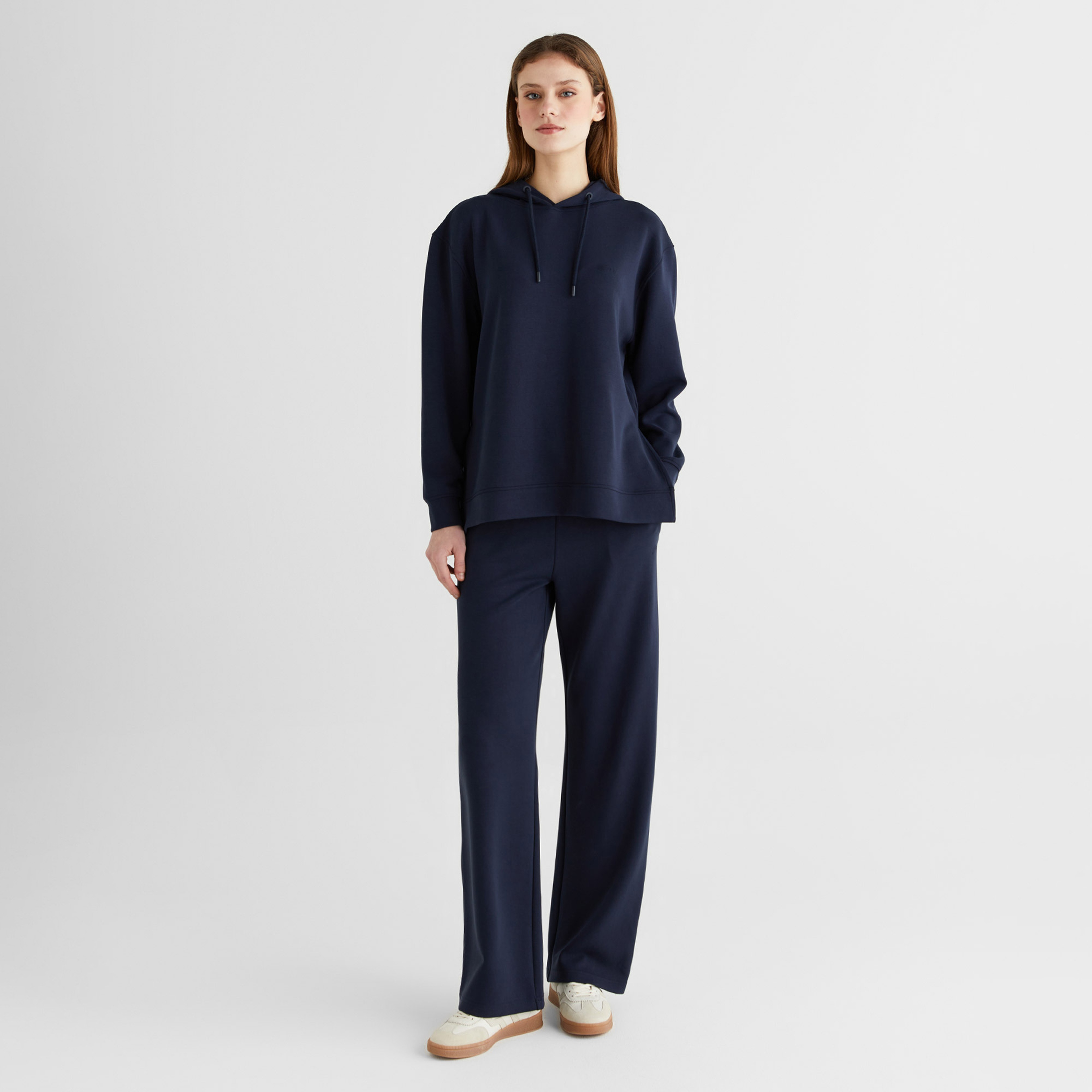GANT Kadın Lacivert Relaxed Fit Eşofman Altı