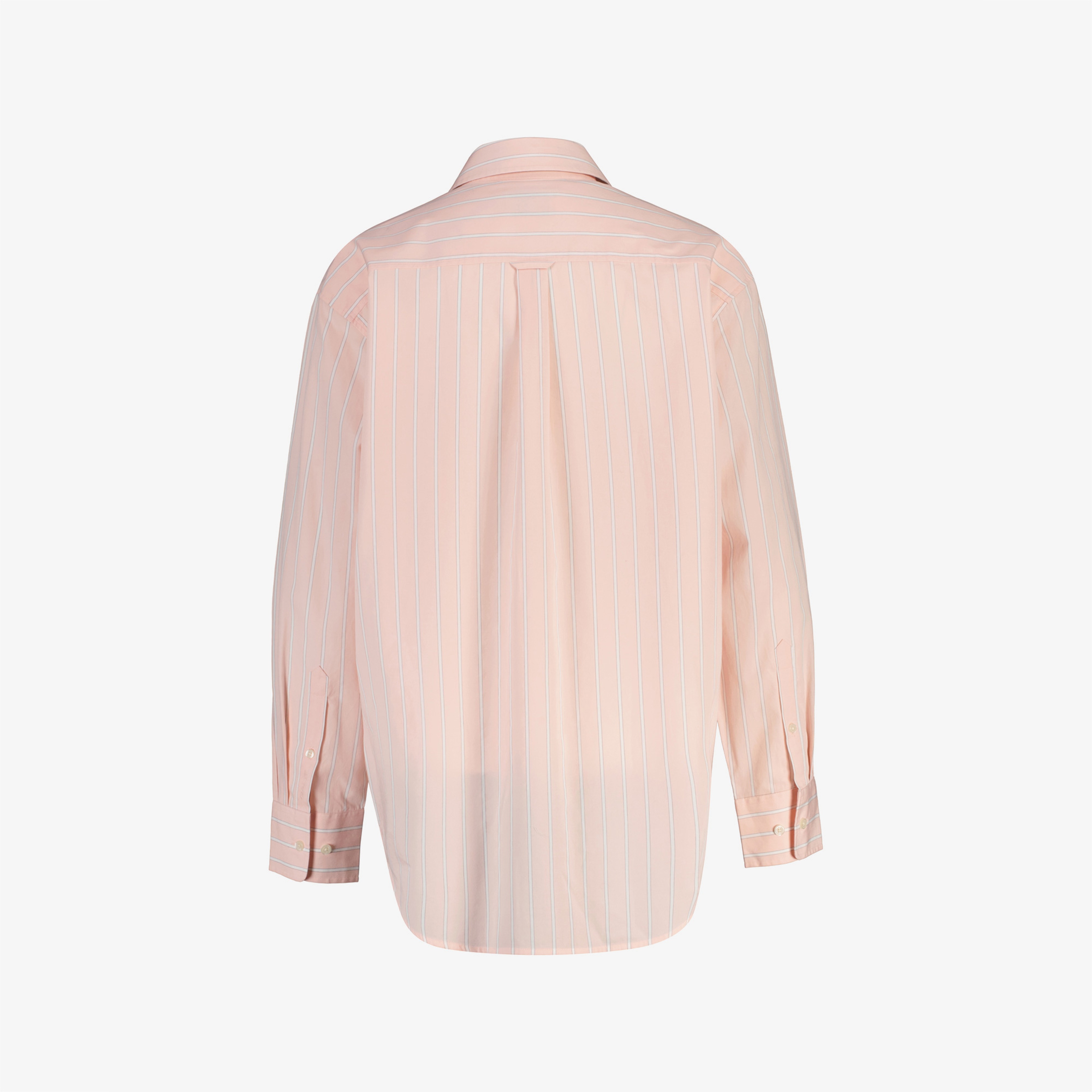 GANT Kadın Pembe Relaxed Fit Çizgili Gömlek