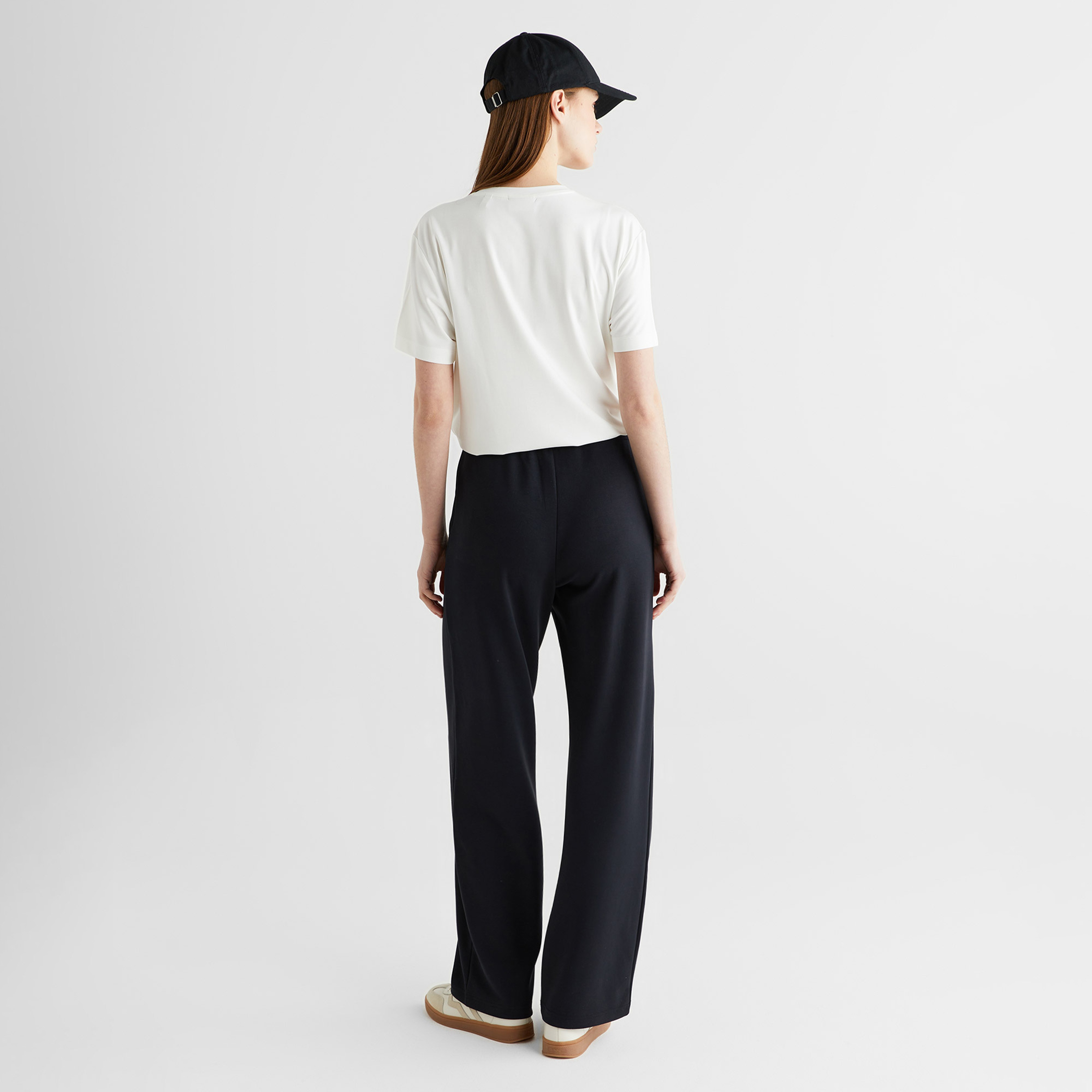 GANT Kadın Siyah Relaxed Fit Eşofman Altı