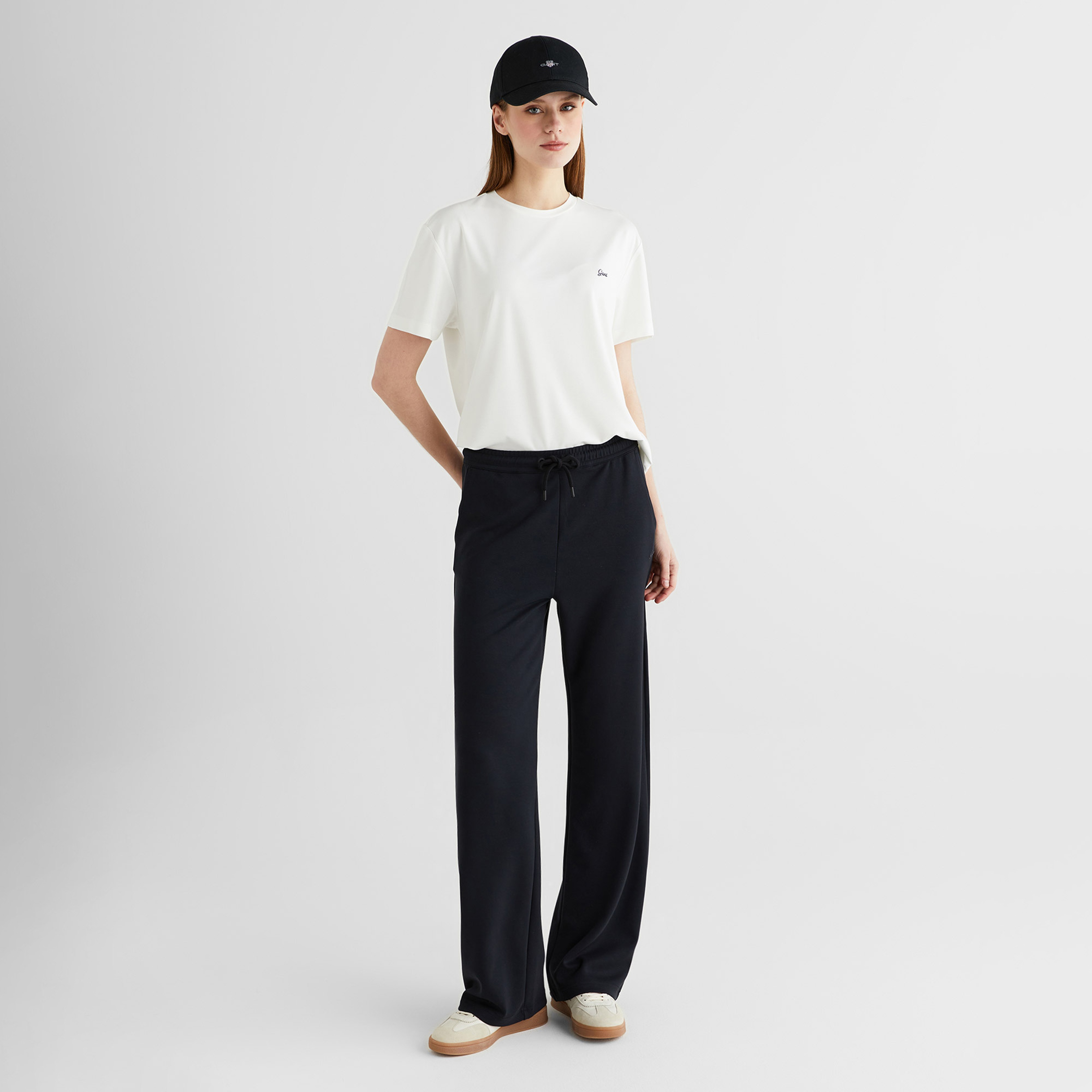 GANT Kadın Siyah Relaxed Fit Eşofman Altı