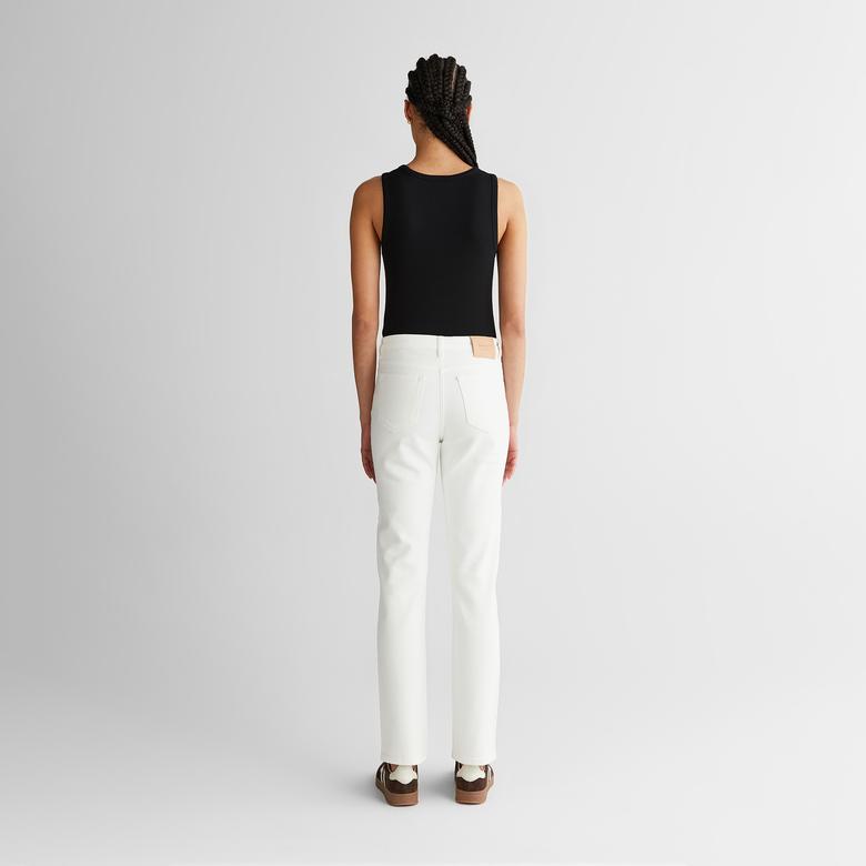 GANT Kadın Beyaz Regular Fit Jean