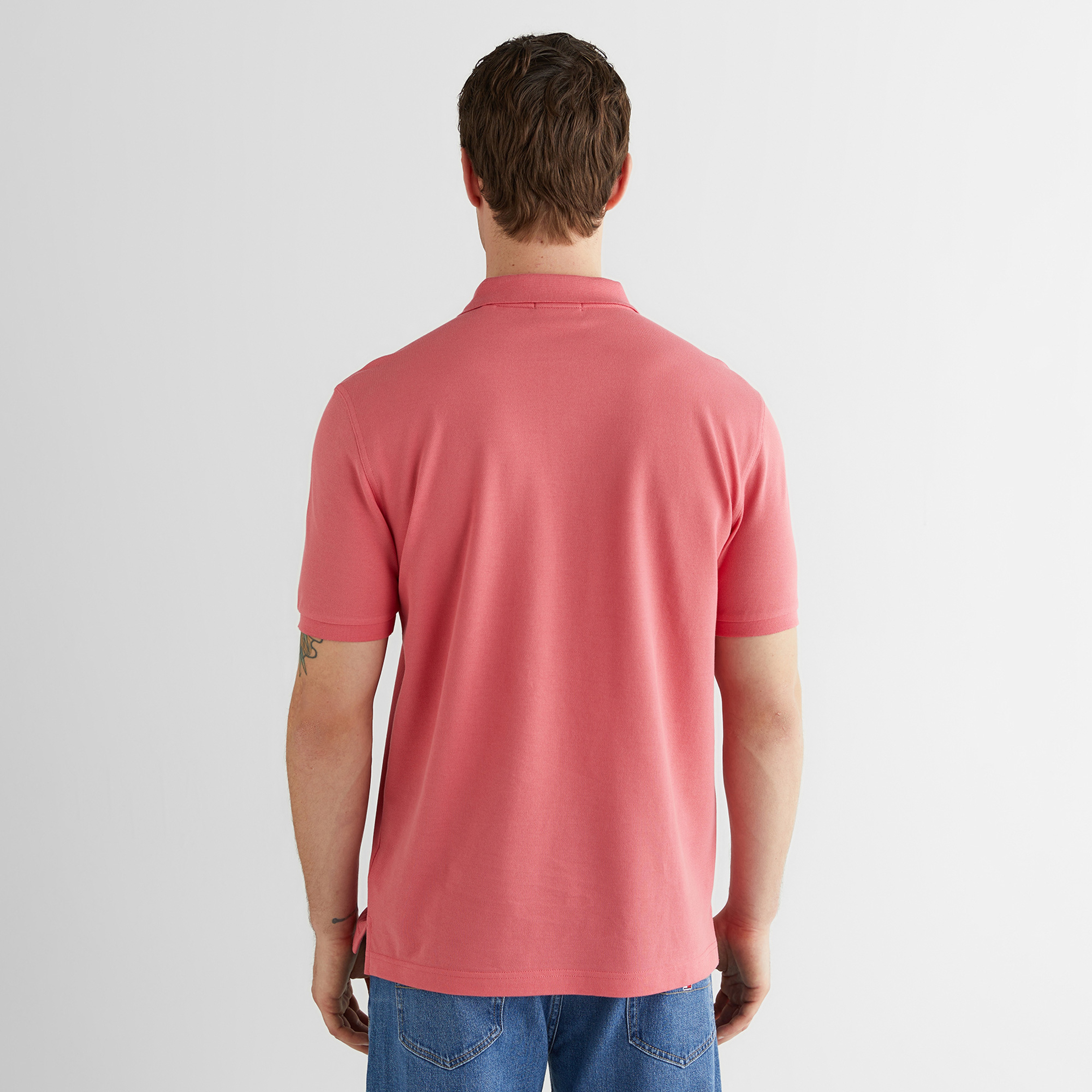 GANT Erkek Pembe Regular Fit Logolu Polo Yaka T-Shirt