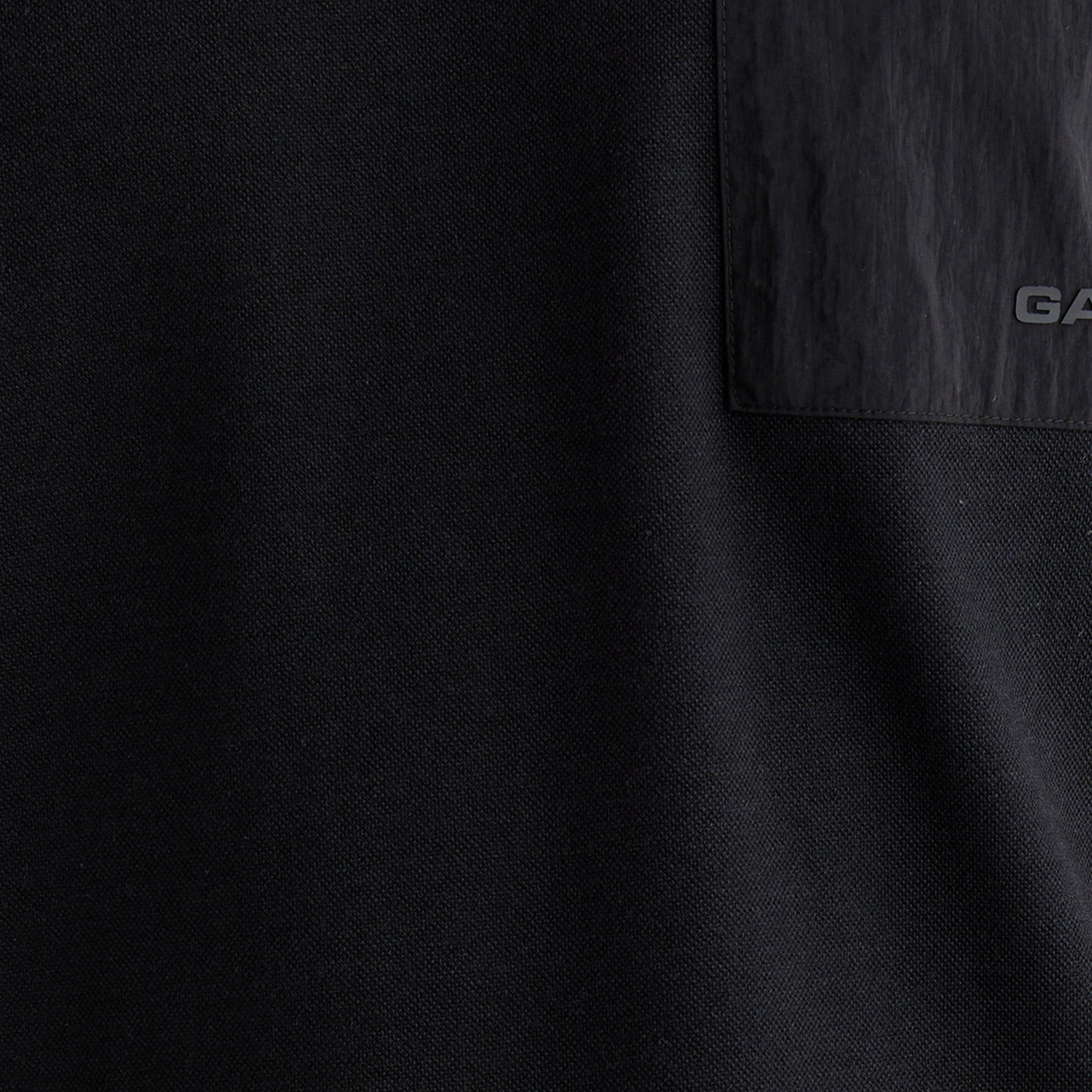 GANT Erkek Siyah Kısa Kollu T-Shirt