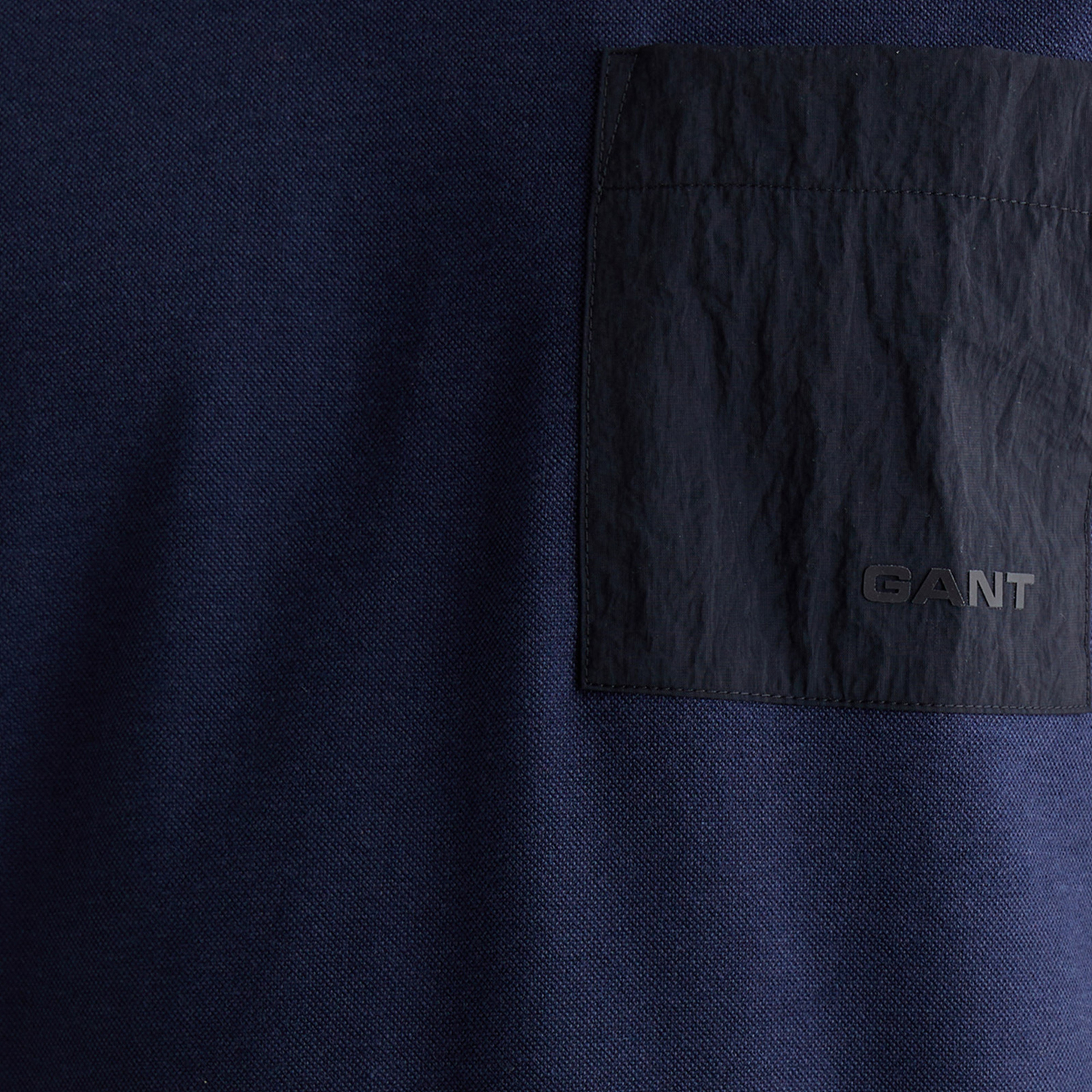 GANT Erkek Lacivert Kısa Kollu T-Shirt