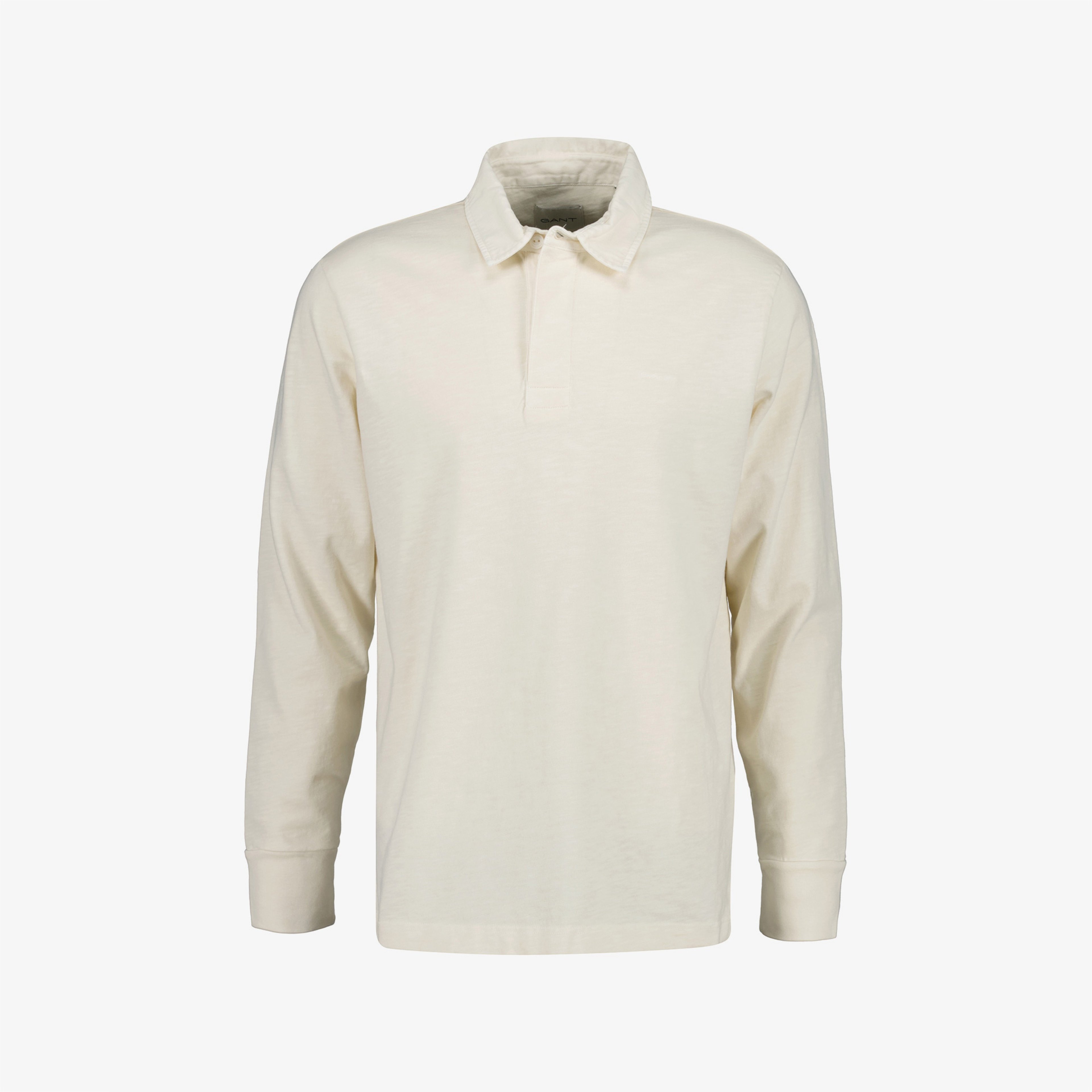 GANT Erkek Krem Regular Fit Logolu Polo Yaka Rugby T-Shirt