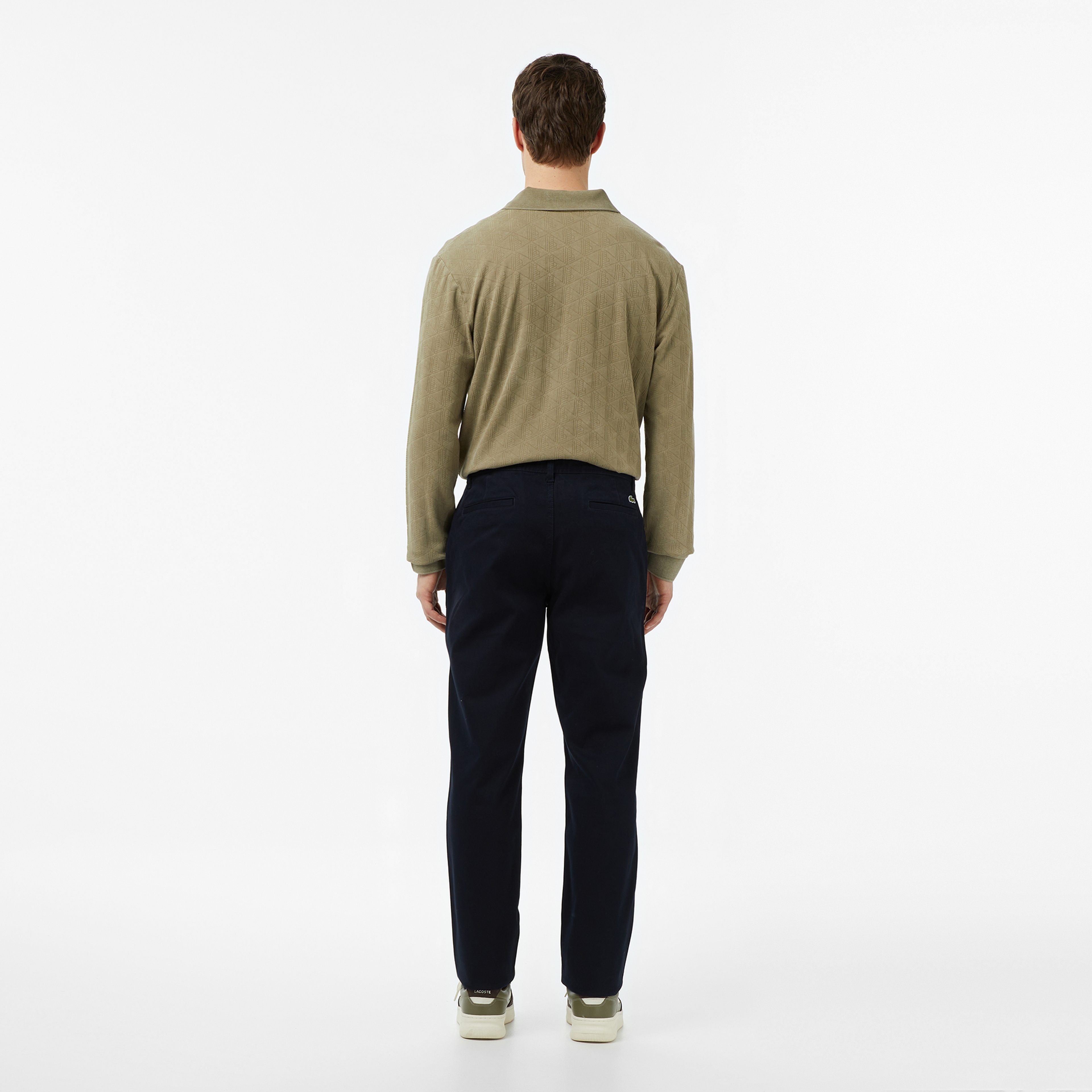 Erkek Regular Fit Chino Koyu Mavi Pantolon