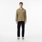Erkek Regular Fit Chino Koyu Mavi Pantolon