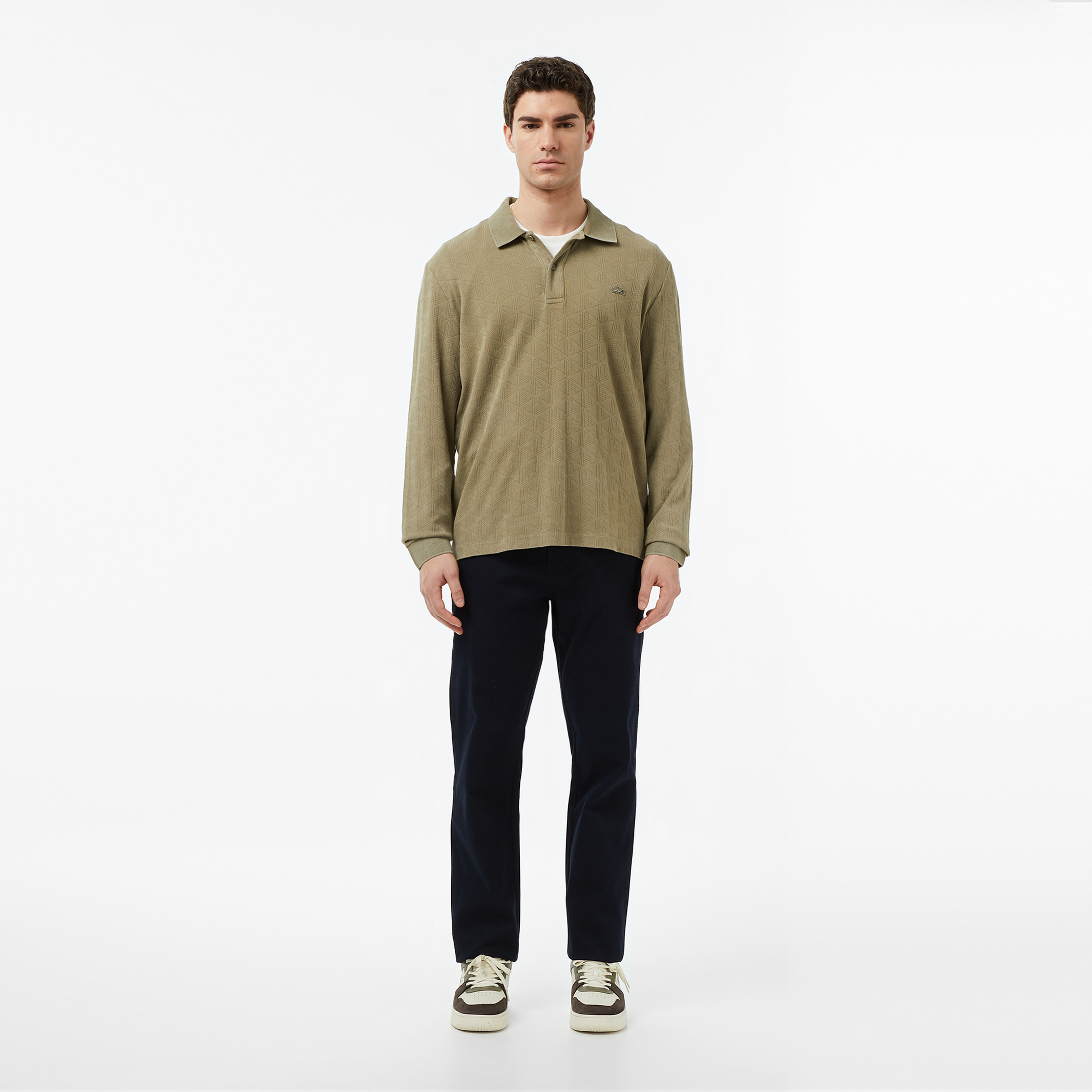 Erkek Regular Fit Chino Koyu Mavi Pantolon