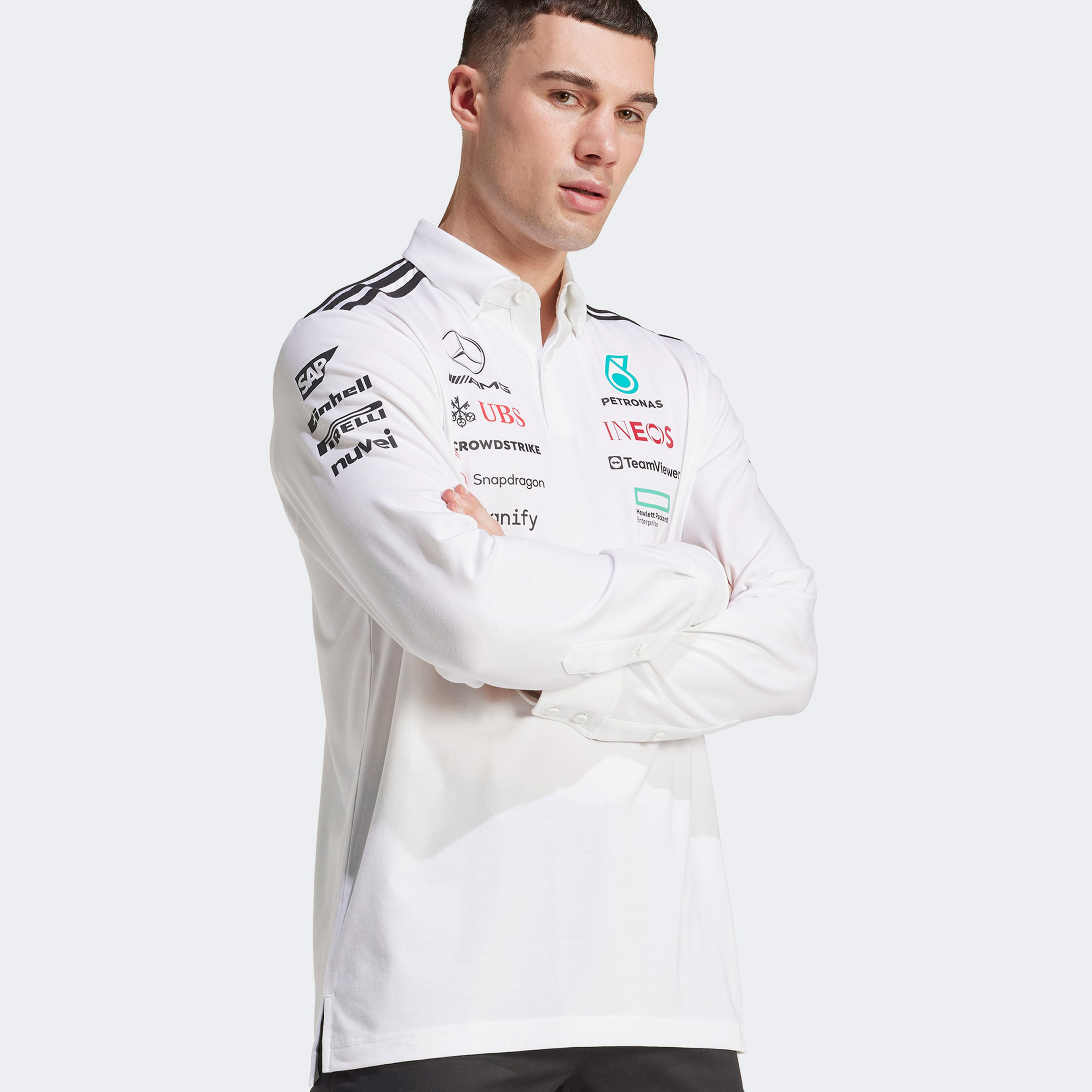 Adidas Erkek Beyaz Sweatshirt