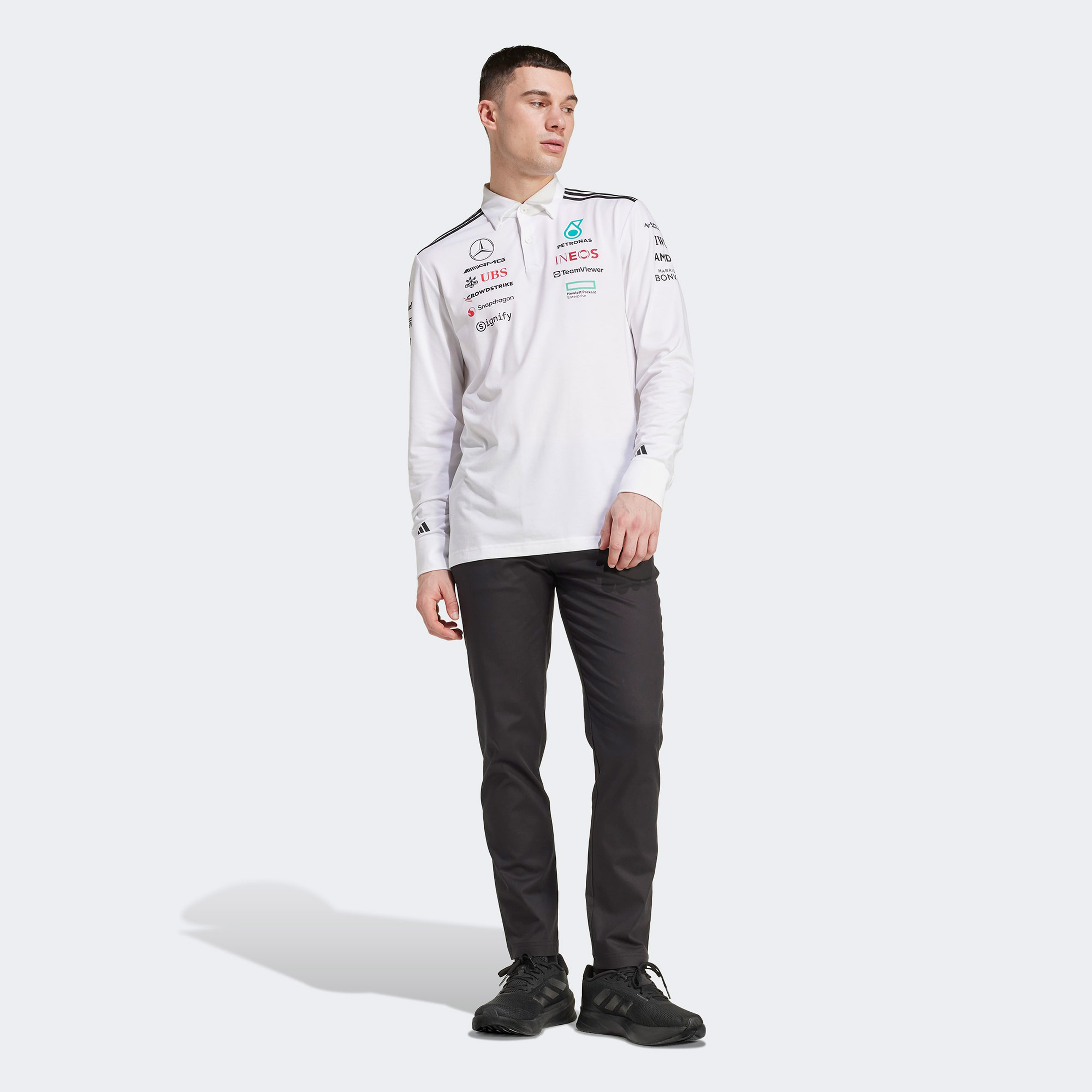 Adidas Erkek Beyaz Sweatshirt