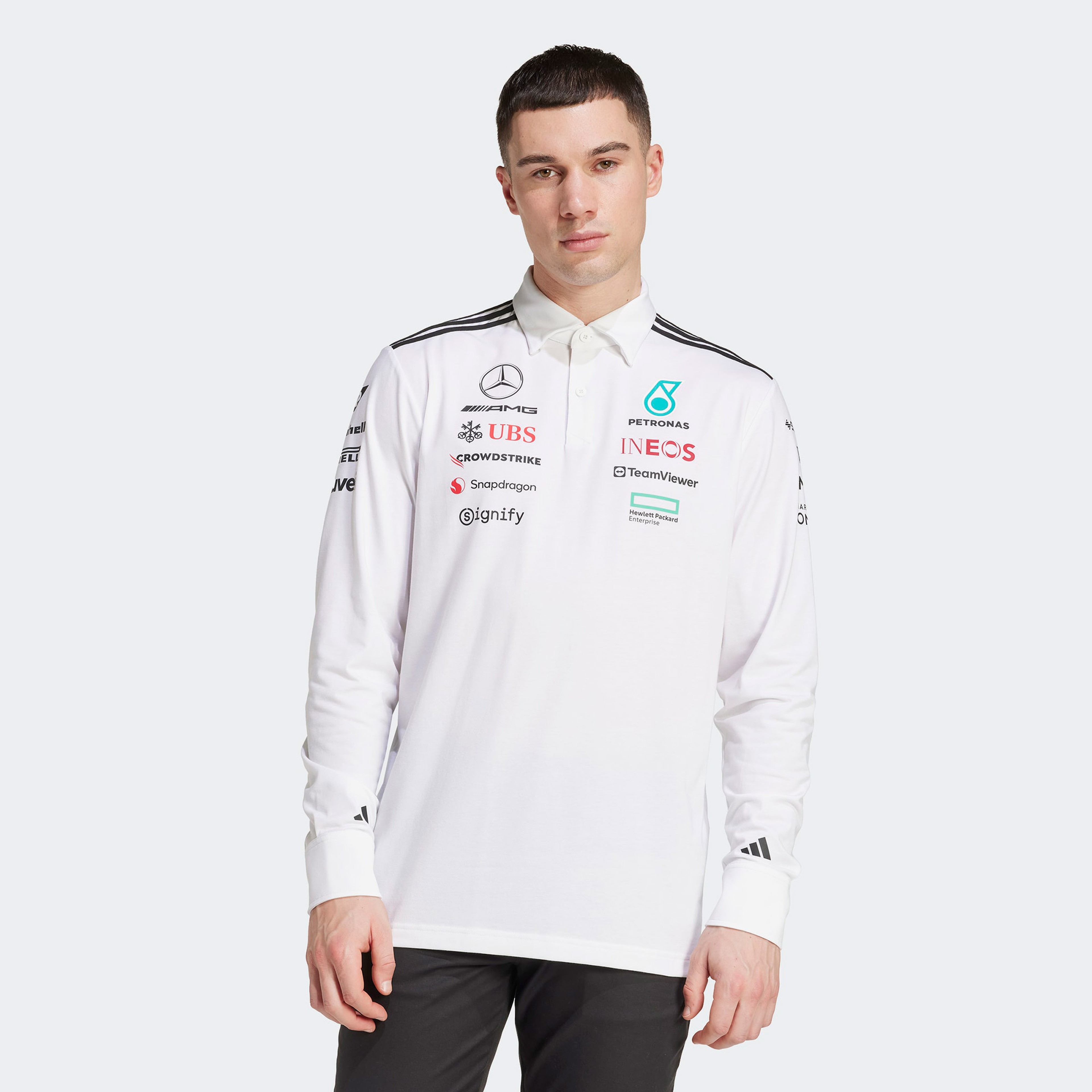 Adidas Erkek Beyaz Sweatshirt