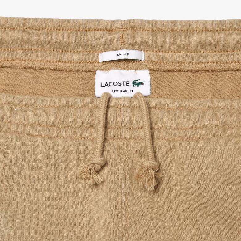 Unisex Regular Fit Bej Eşofman Altı
