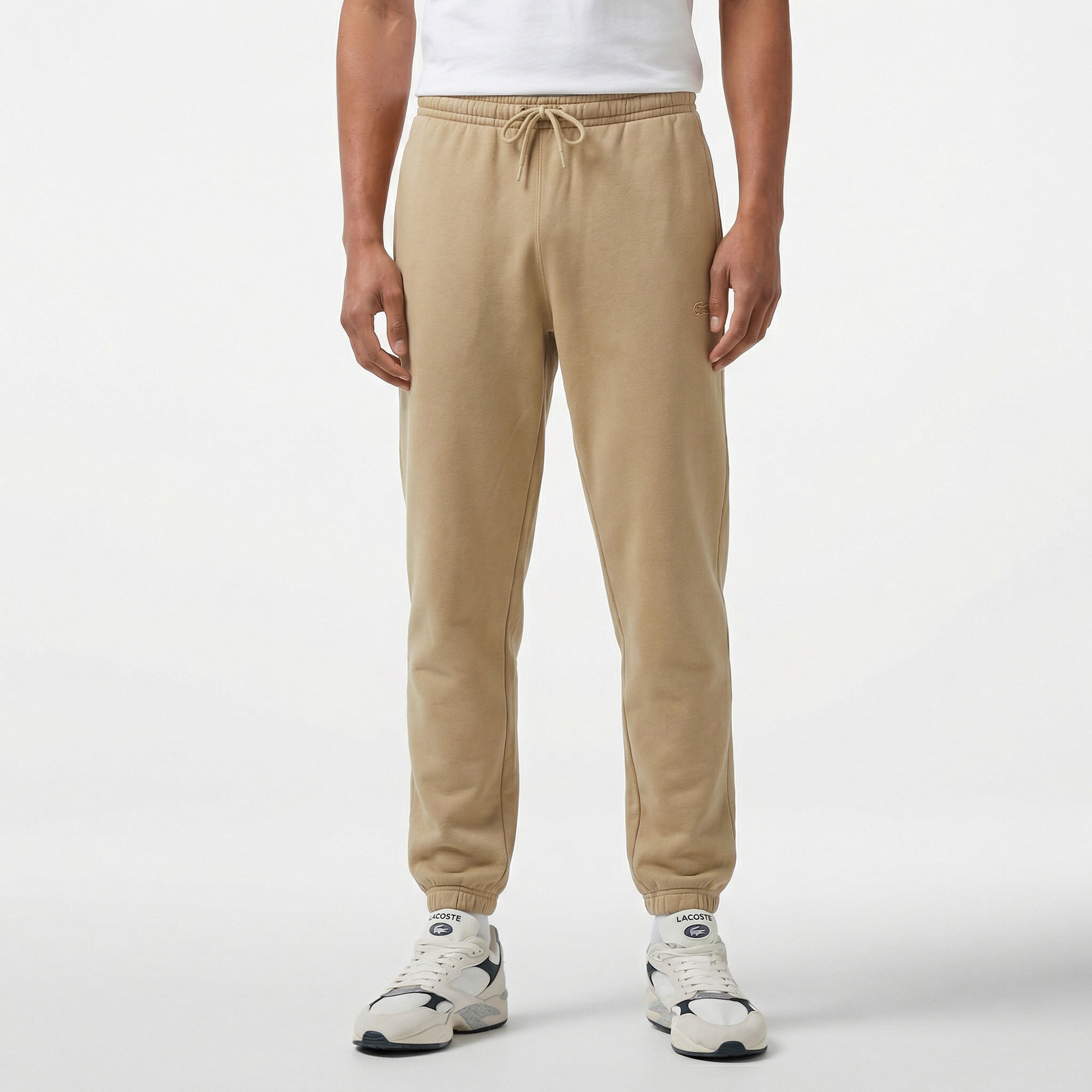 Unisex Regular Fit Bej Eşofman Altı