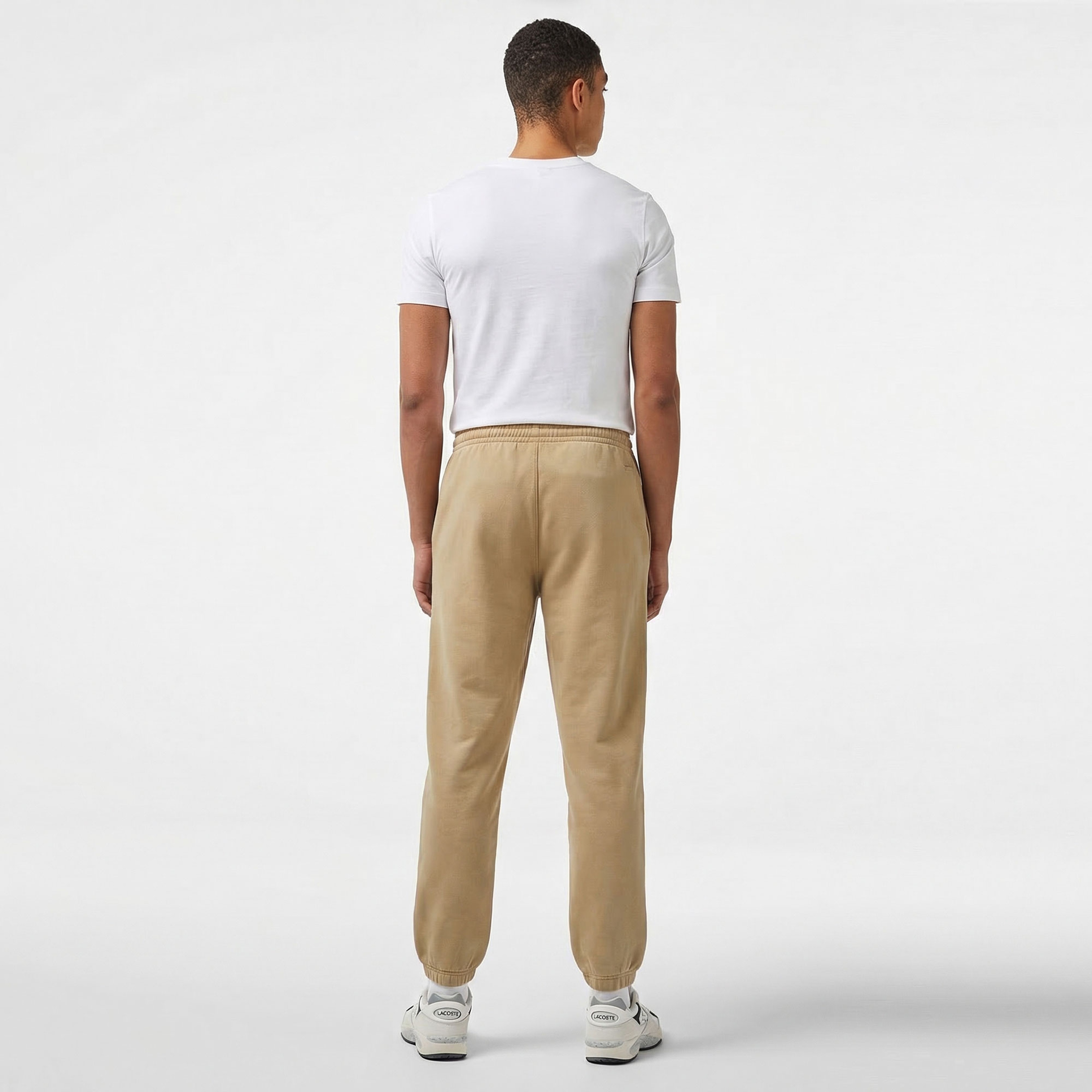 Unisex Regular Fit Bej Eşofman Altı