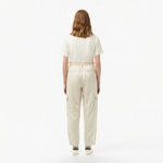 Kadın Oversize Fit Krem Kargo Pantolon