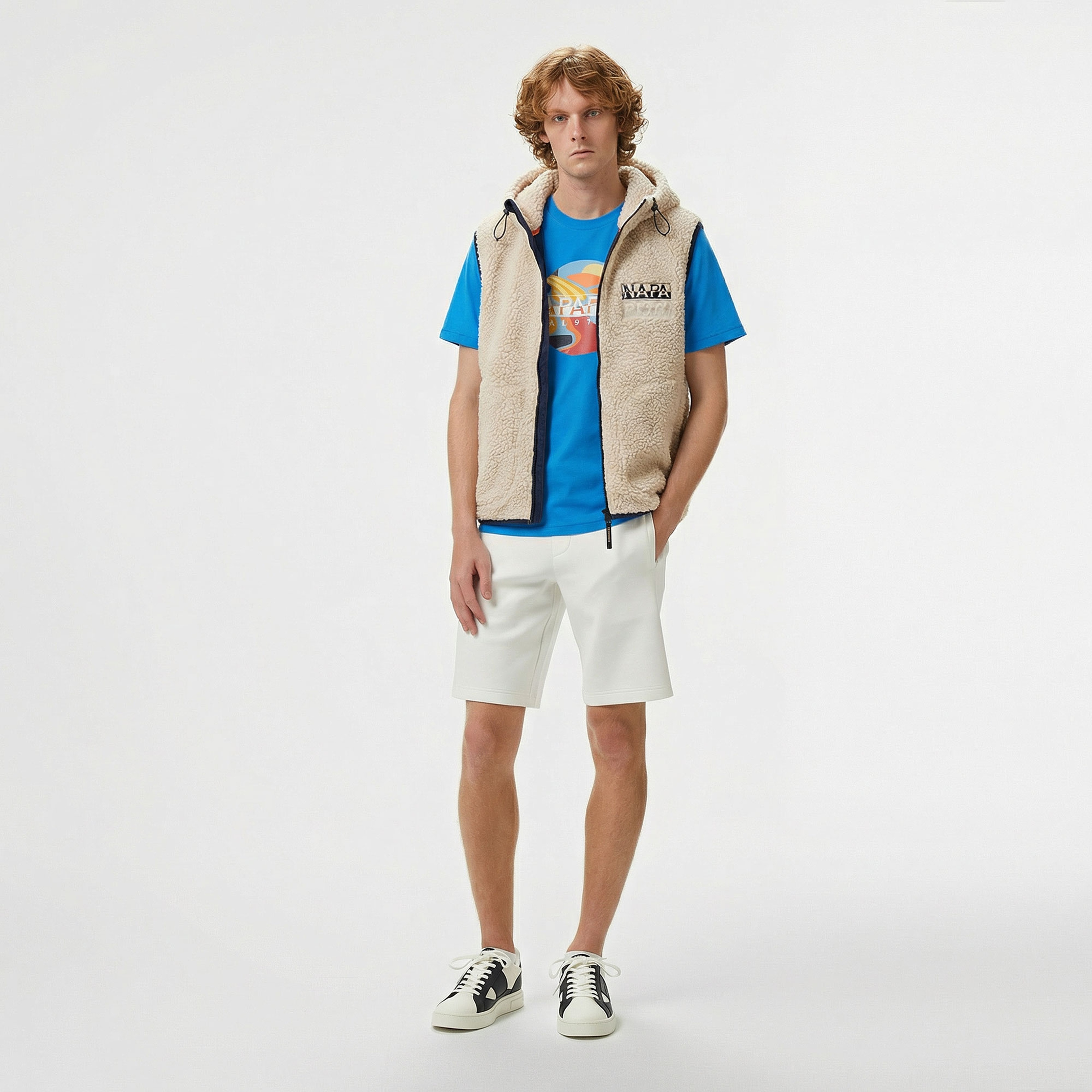 Napapijri T-Jaman V Erkek Beyaz Ceket