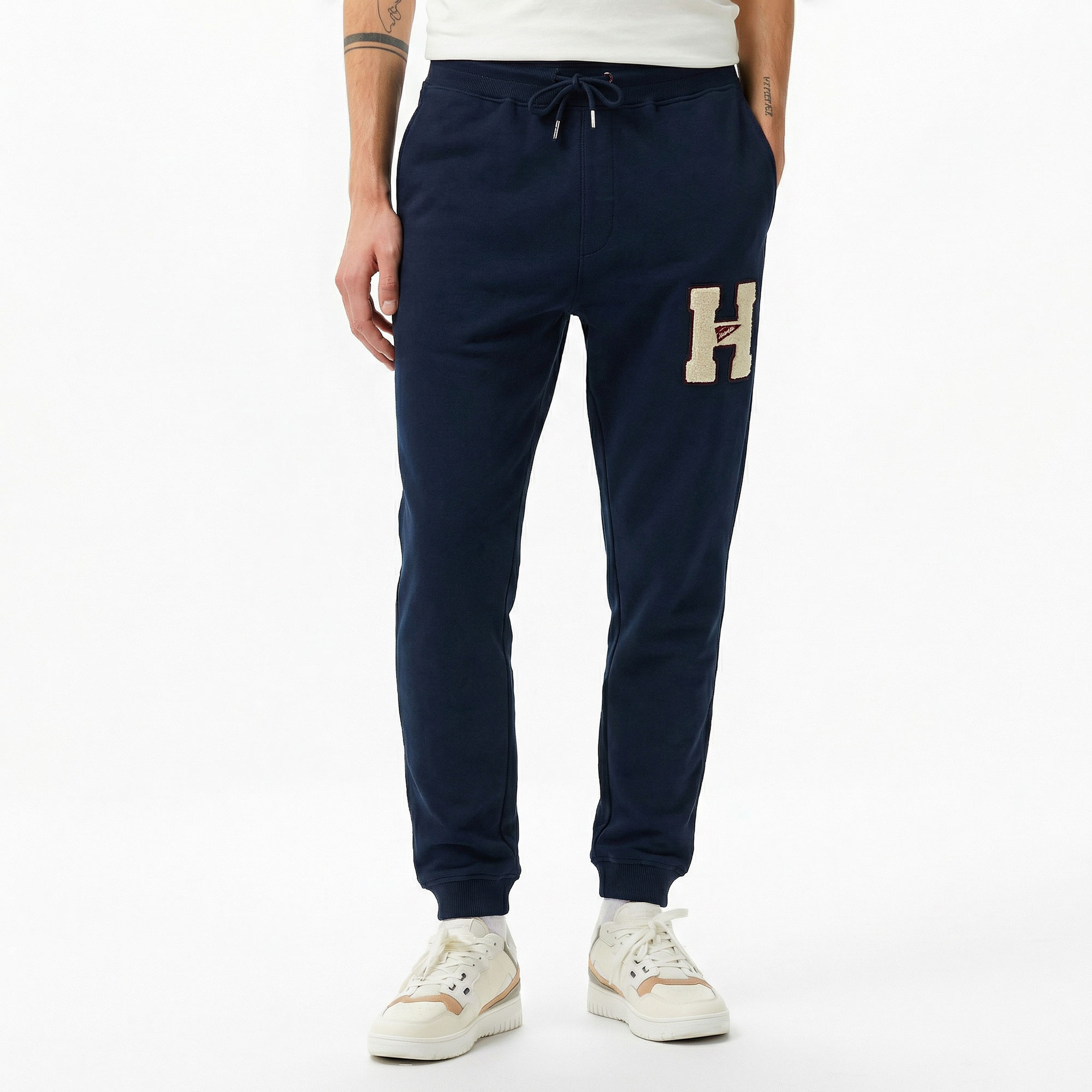 Tommy Hilfiger Tjm Towel Patch Terry Erkek Mavi Eşofman Altı