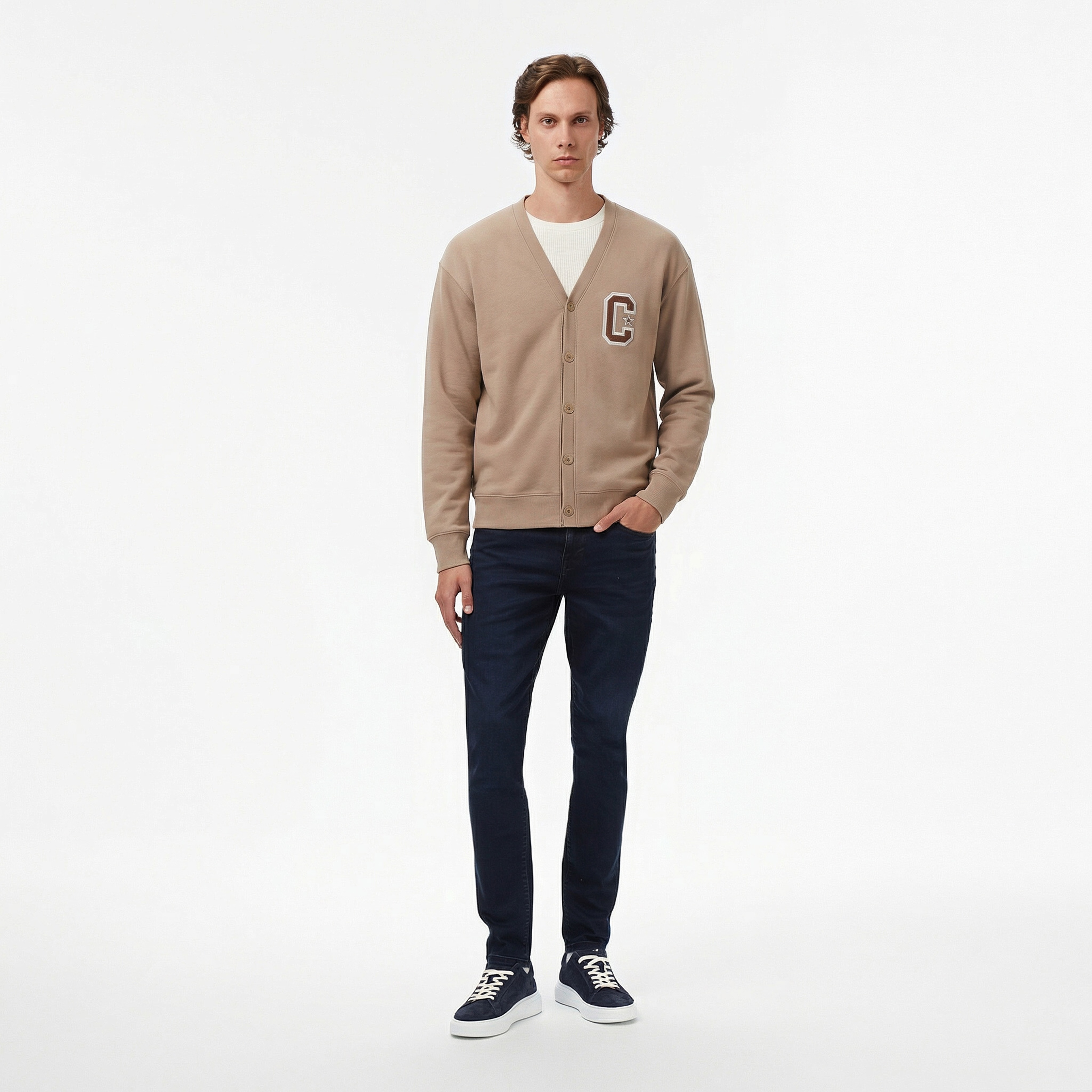 Converse Classic Erkek Kahverengi Hırka