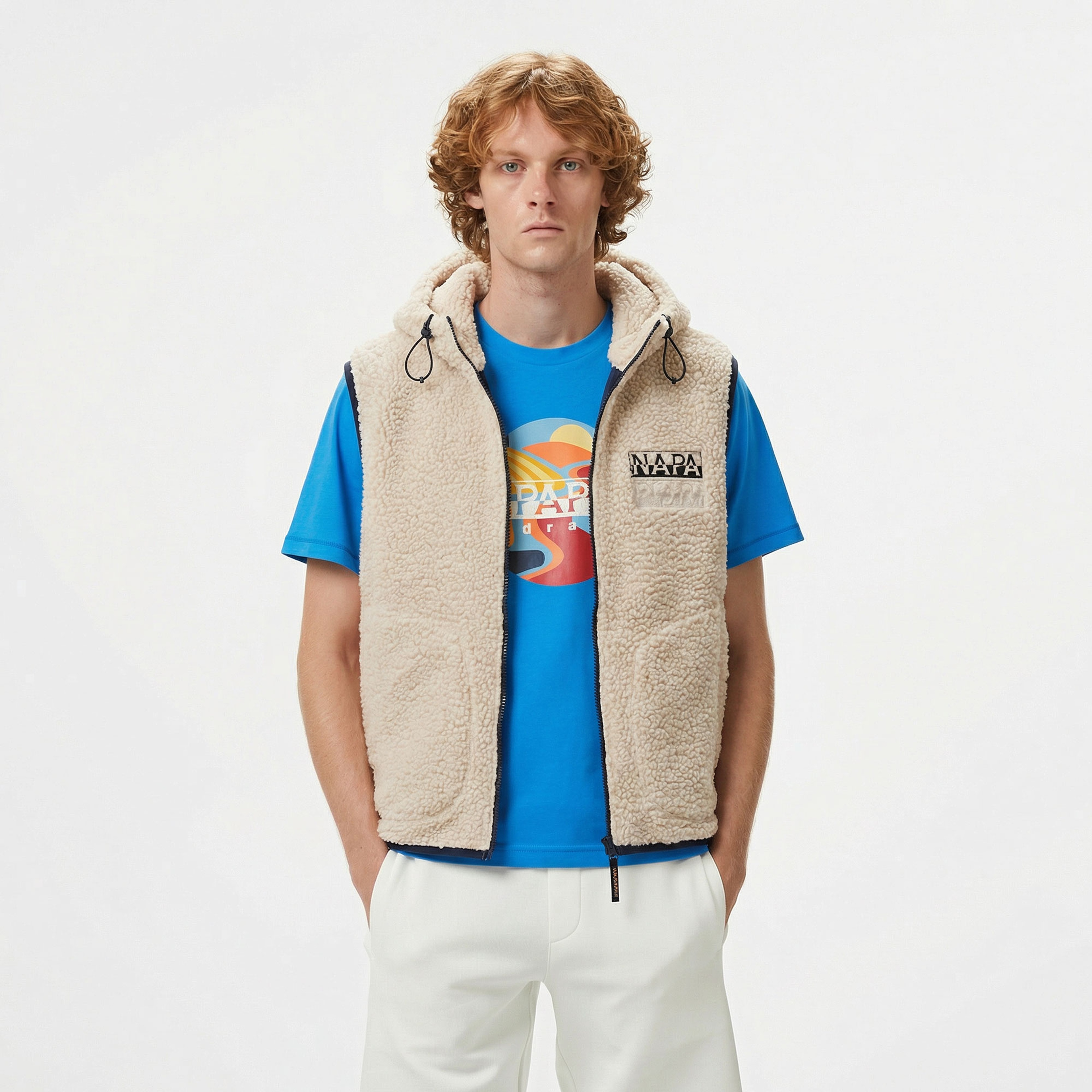 Napapijri T-Jaman V Erkek Beyaz Ceket