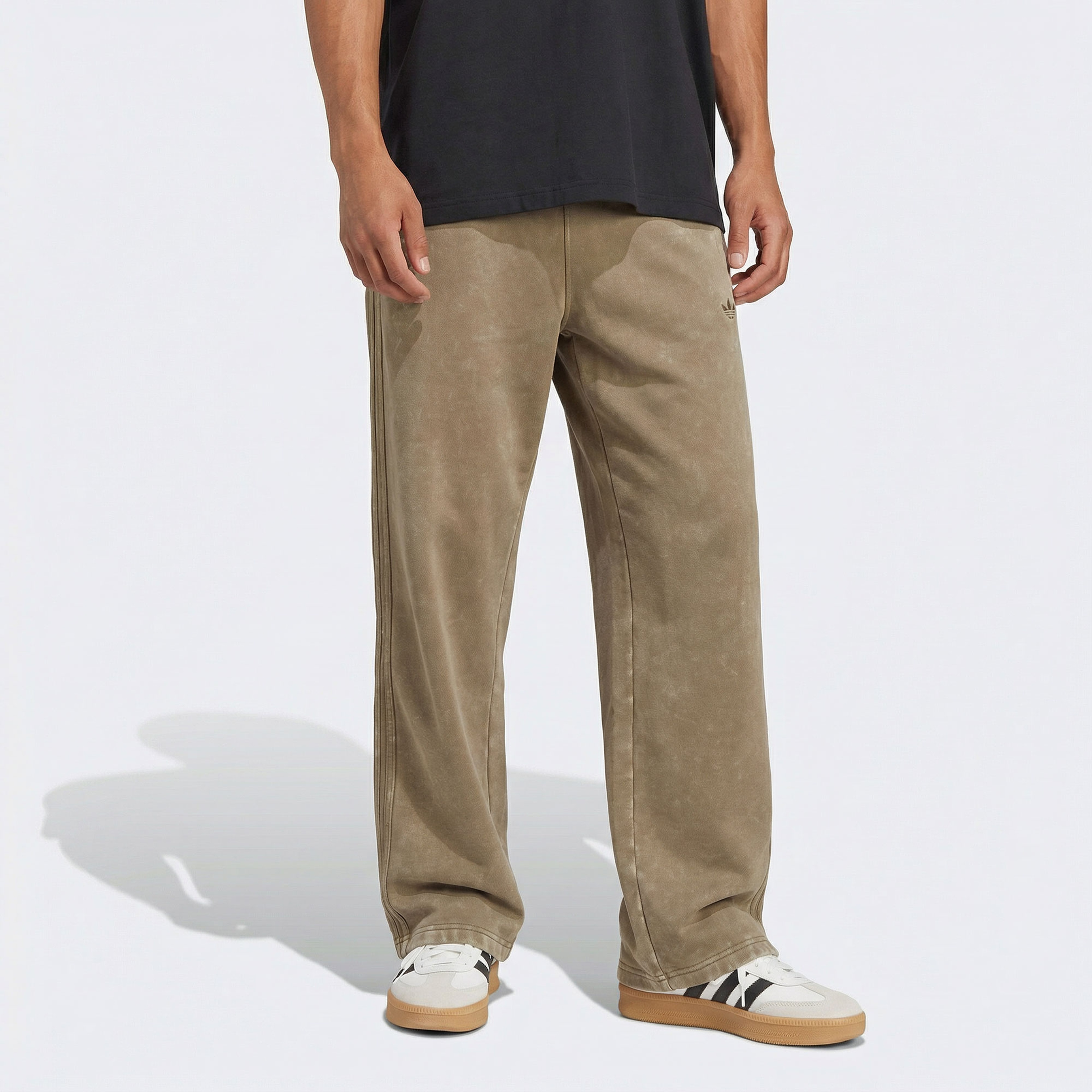 adidas Washed Erkek Koyu Bej Pantolon