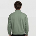 Lacoste Heavy Fleece Zipper Neck Unisex Yeşil Sweatshirt