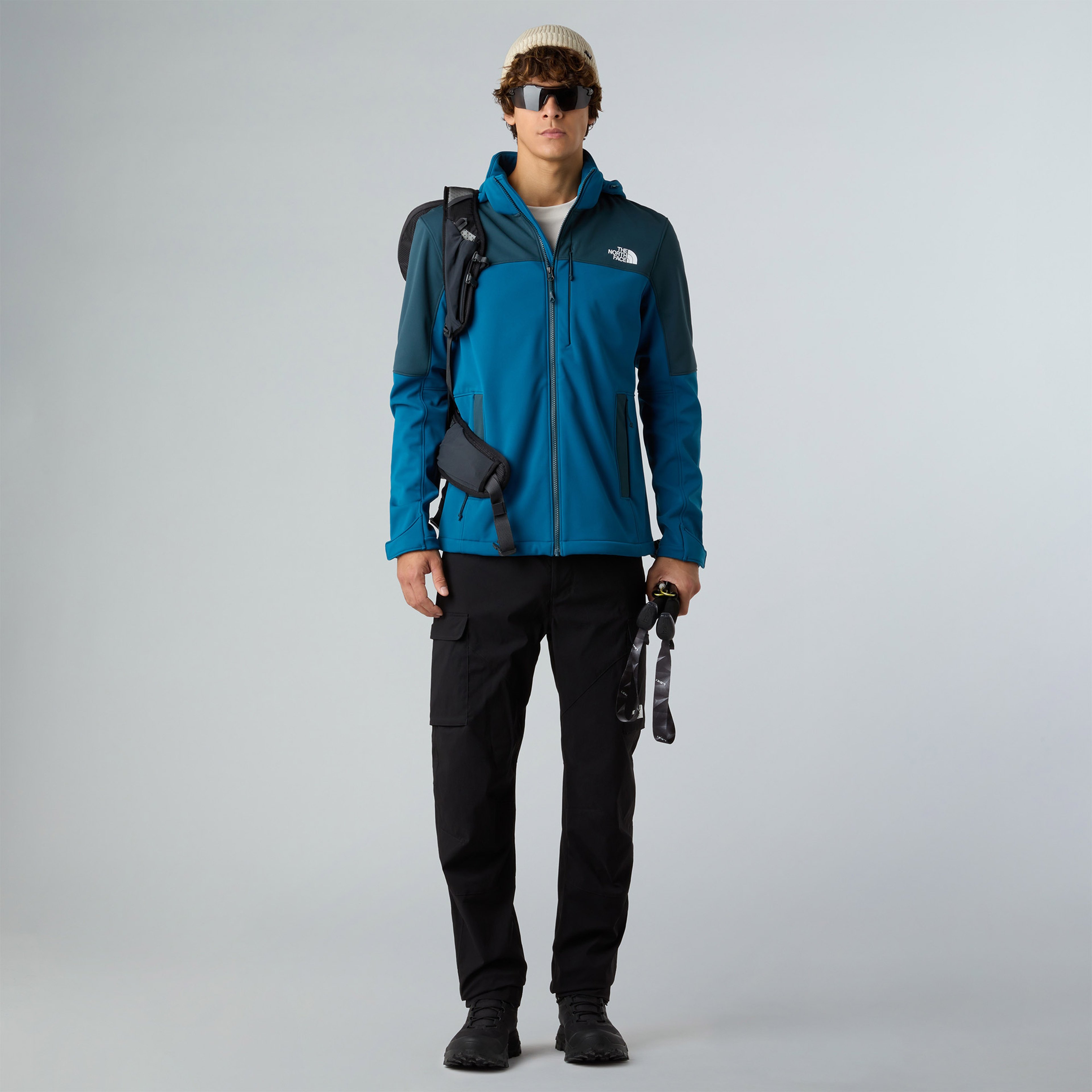 The North Face Diablo Softshell Detachable Hood Erkek Lacivert Outdoor Mont