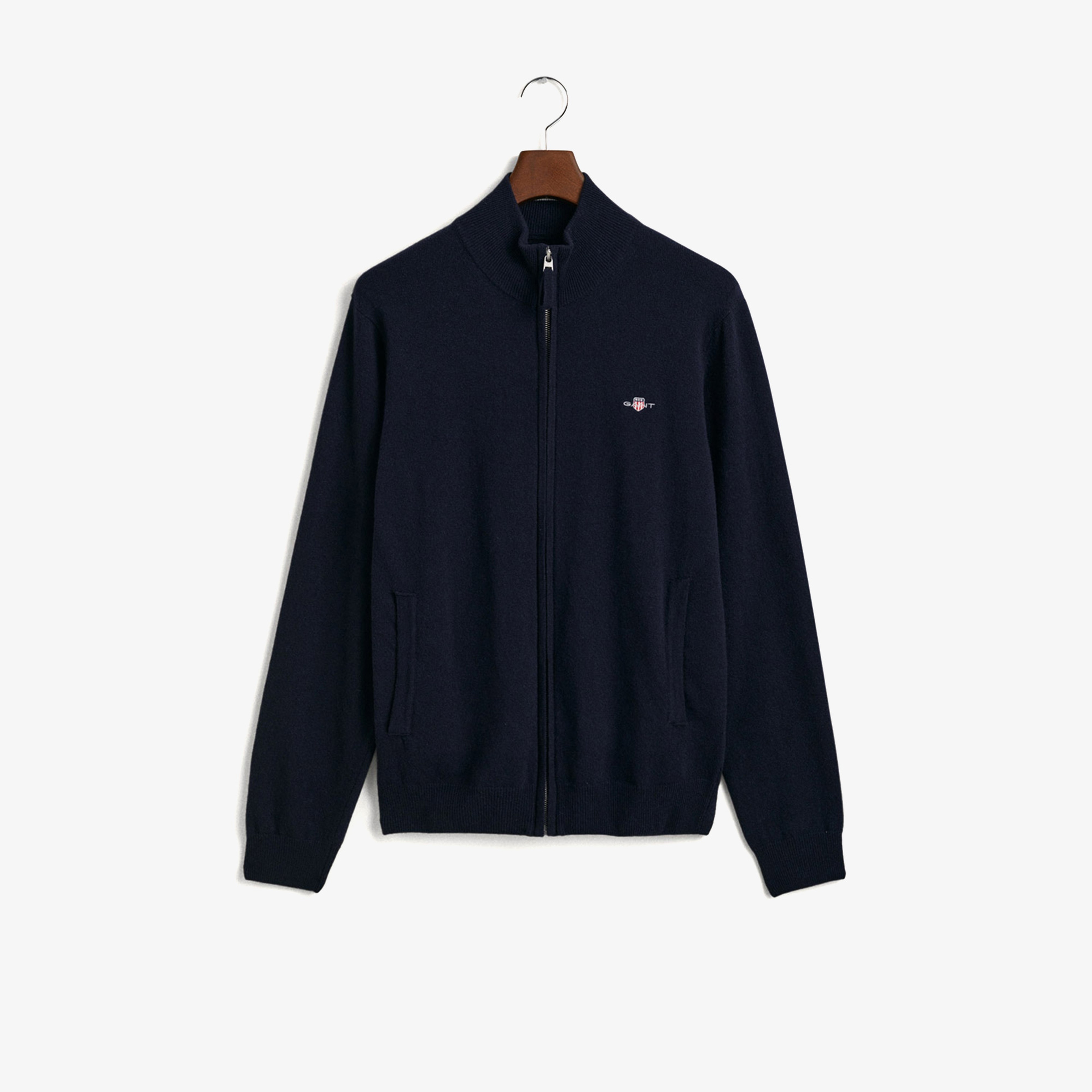 GANT Erkek Lacivert Regular Fit Hırka