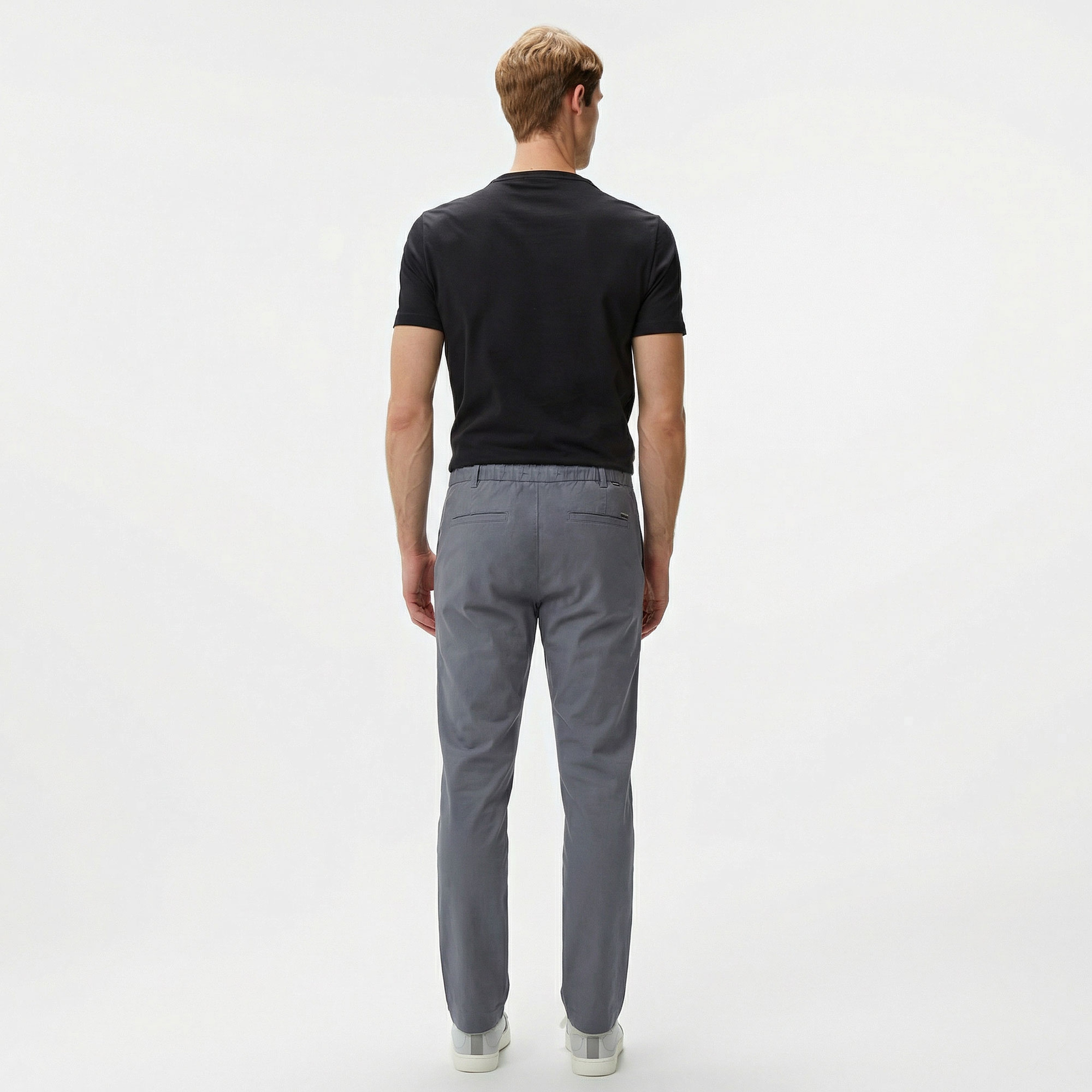 Calvin Klein Erkek Gri Pantolon