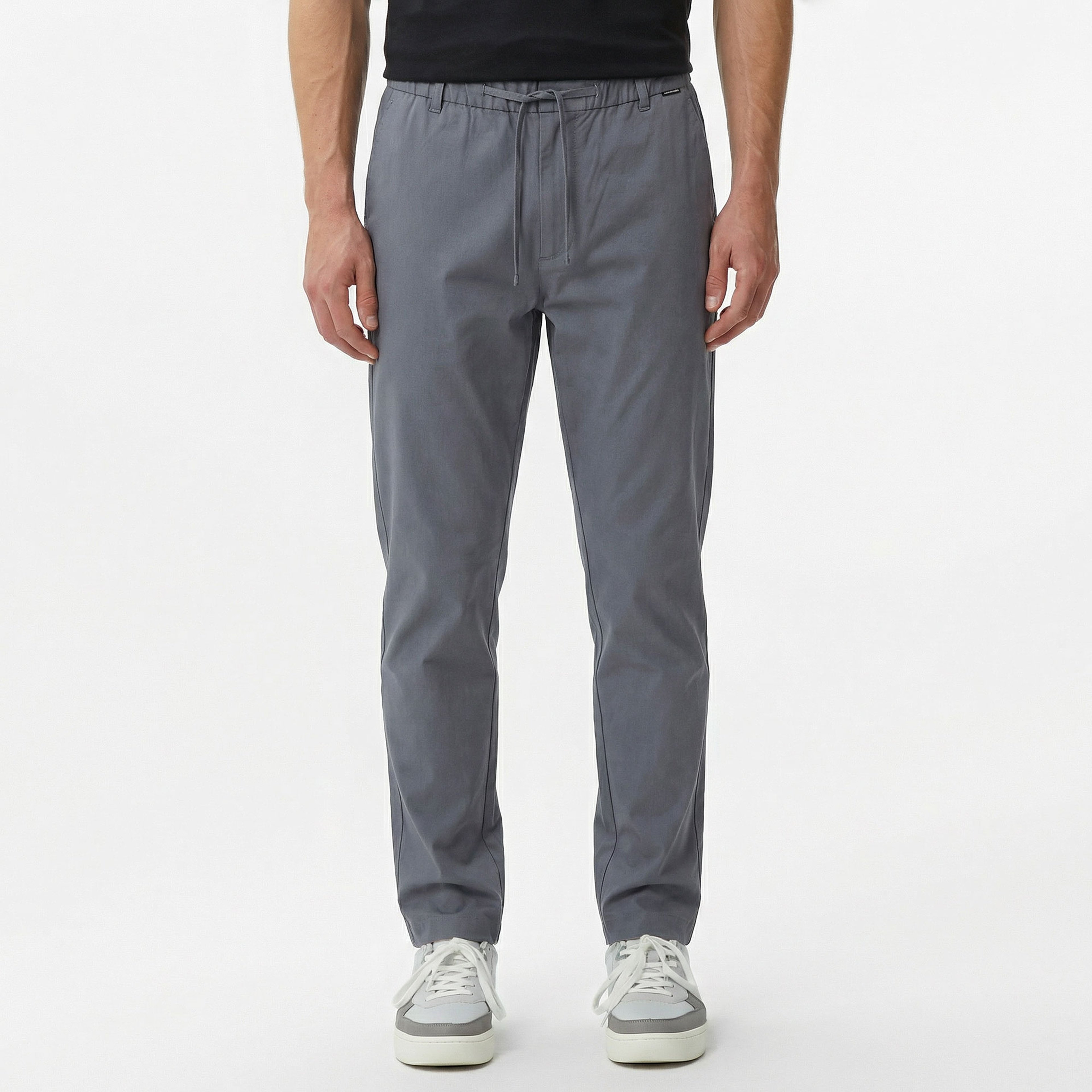 Calvin Klein Erkek Gri Pantolon