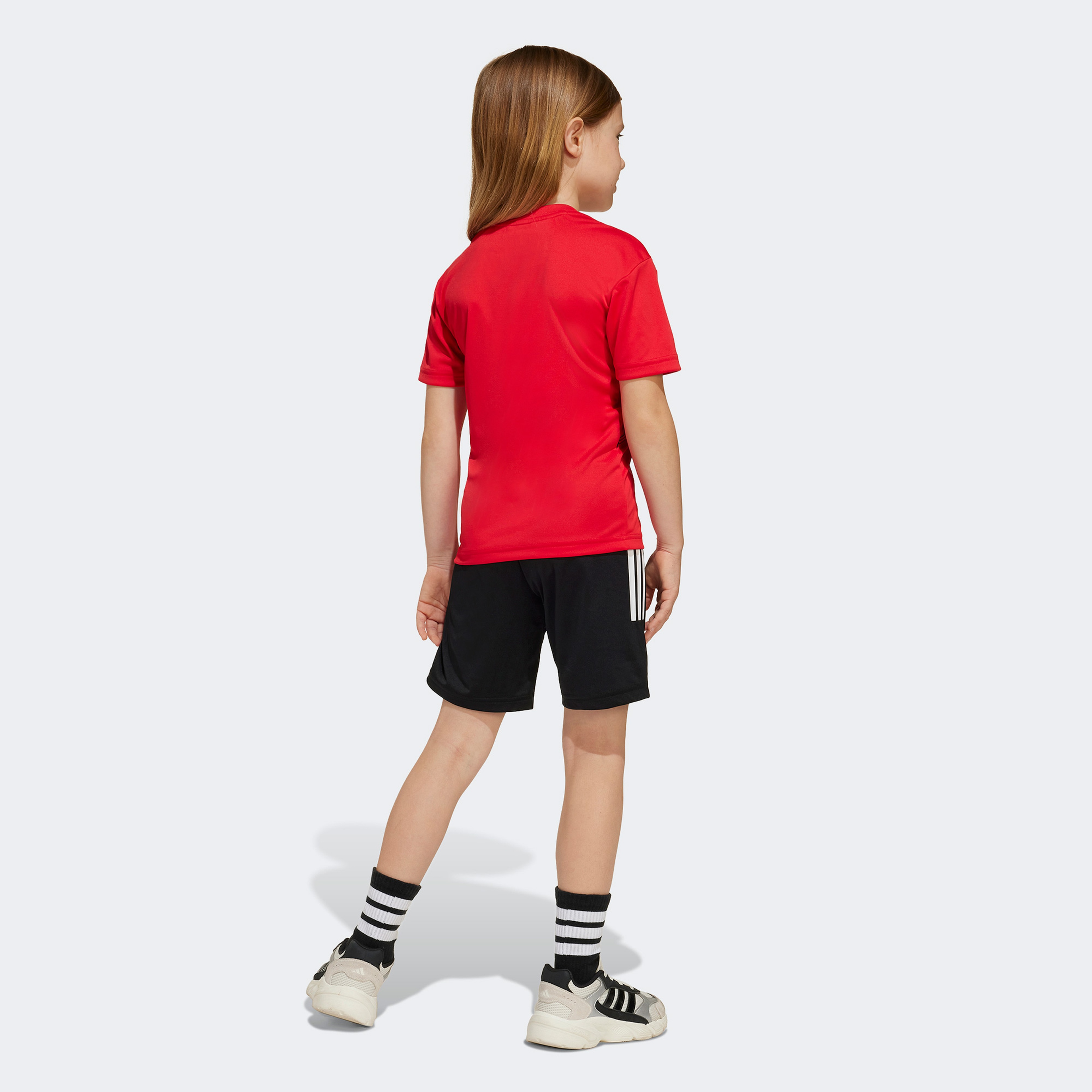 adidas X Marvel Ironman Çocuk Kırmızı/Siyah Şort Takımı