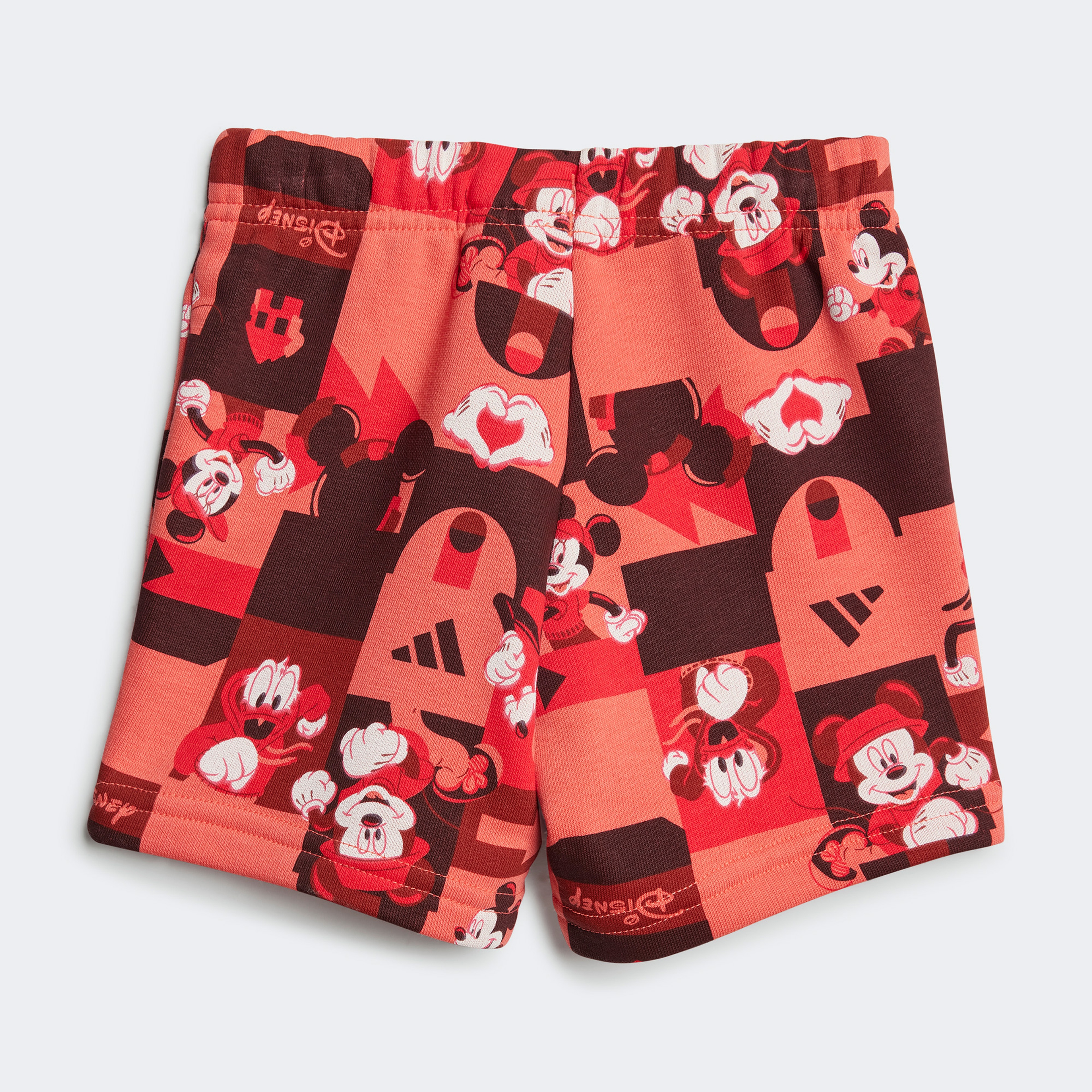 adidas Disney Mickey Mouse Çocuk Beyaz/Kırmızı Şort Takımı