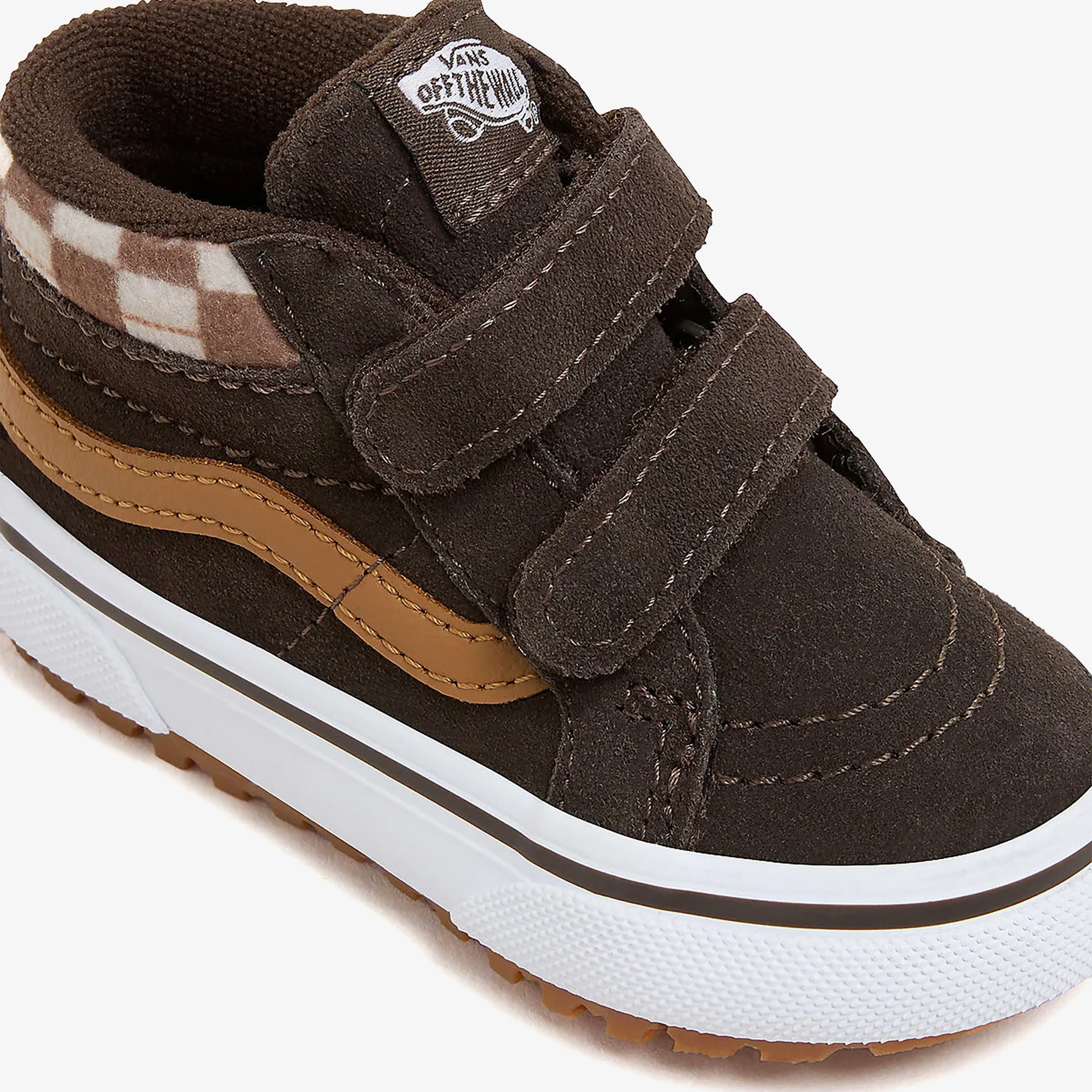 Vans Mte Sk8-Mid Reissue Hook and Loop Bebek Kahverengi Sneaker